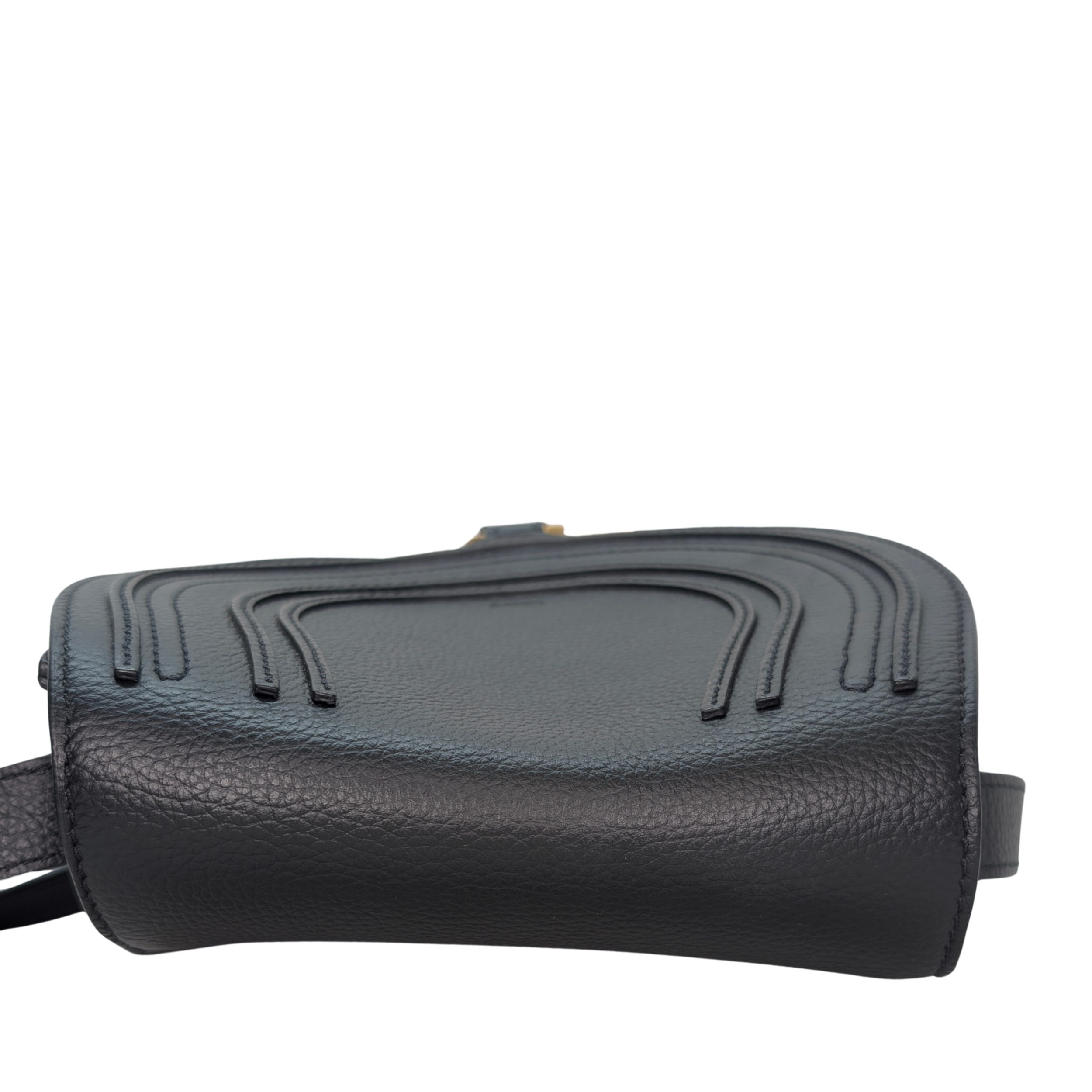Chloe Marcie Saddle Small Bag Black