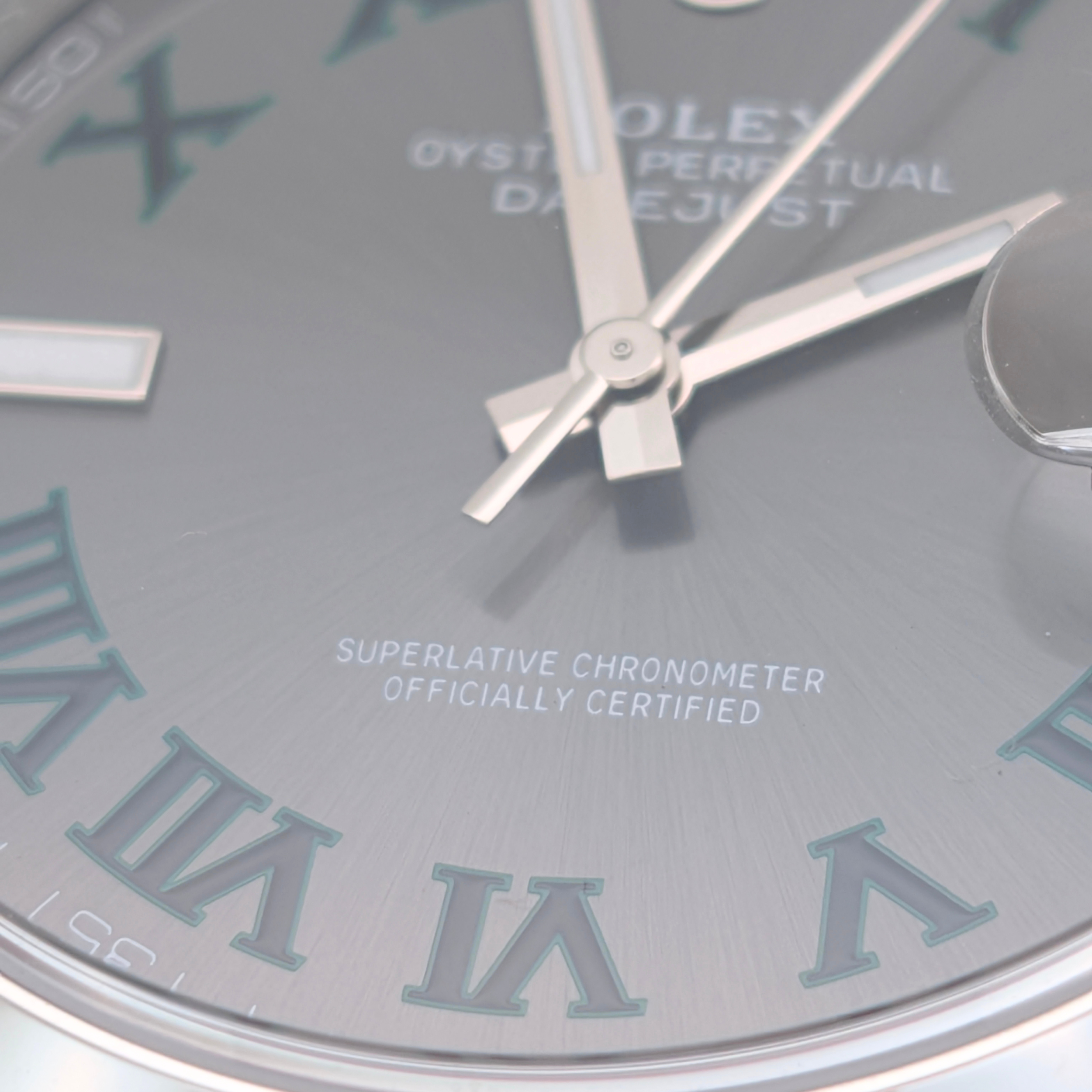 Rolex Datejust 41mm Ref. 126300 Wimbledon Dial Oyster Bracelet 2025