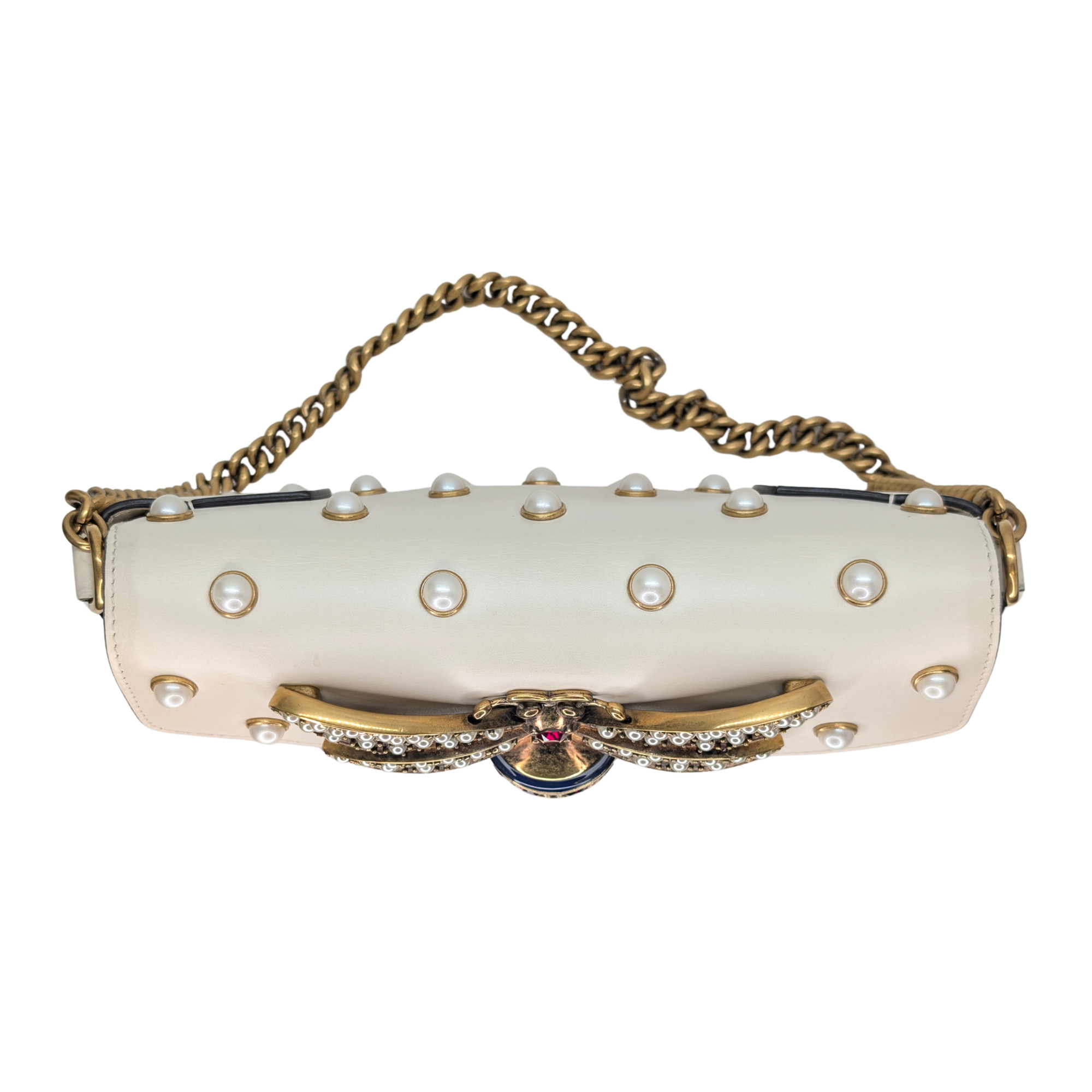 Gucci Mini Queen Margaret Broadway Bag Beige