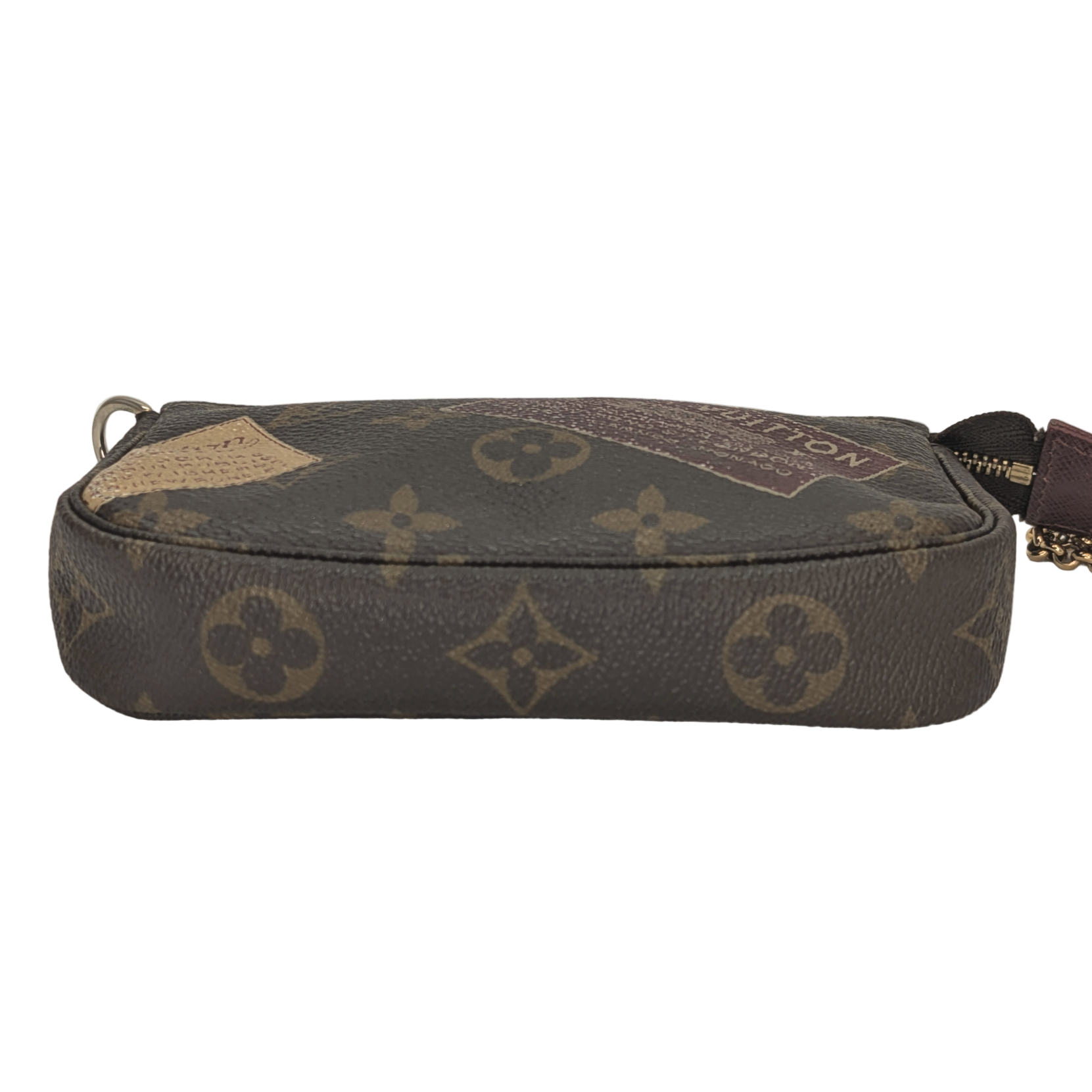 Louis Vuitton Travel Stamp Mini Pochette Bag