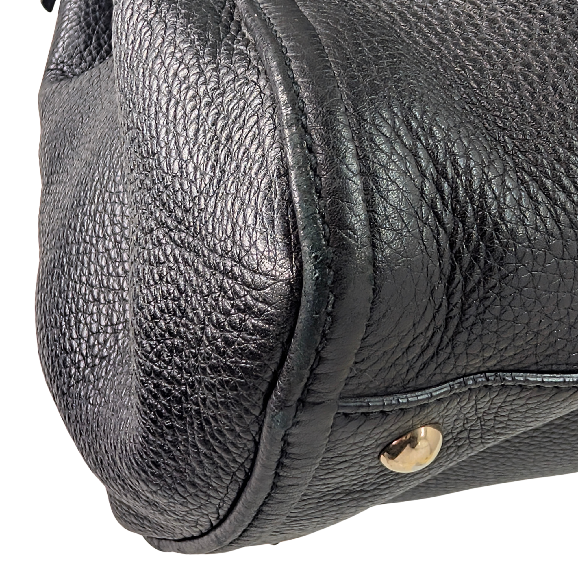Gucci Soho Large Shoulder Tote Bag Black
