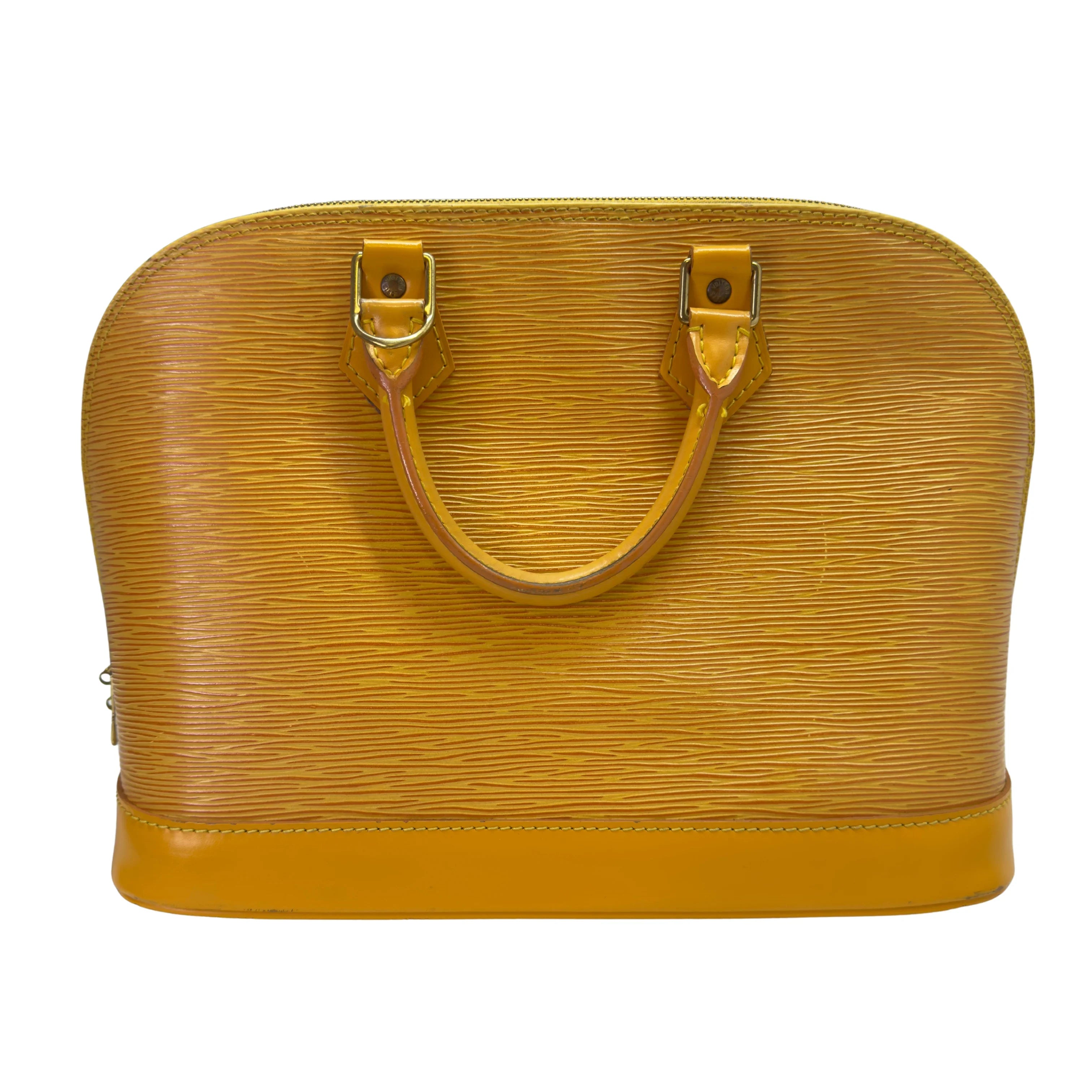 Louis Vuitton Epi Alma Shoulder Bag Yellow - Lost Designer