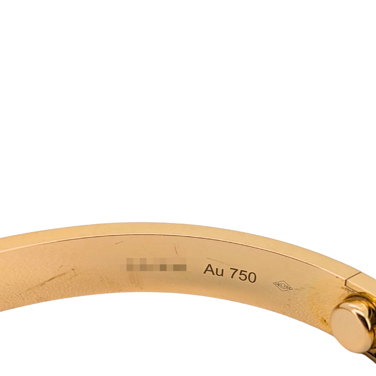 Cartier Love Bracelet Classic Model 18k Yellow Gold Size 17