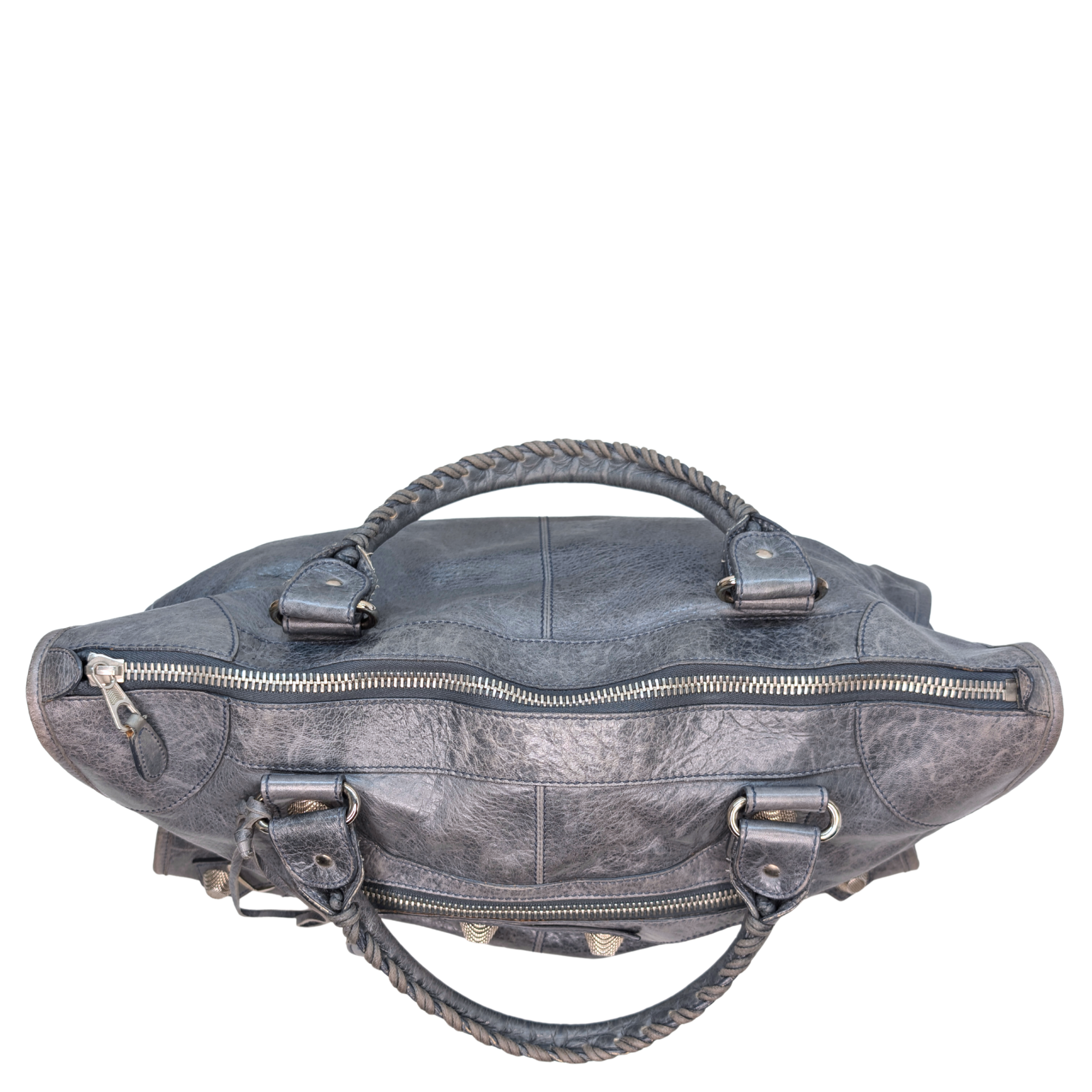 Balenciaga Motorcycle City Bag Grey