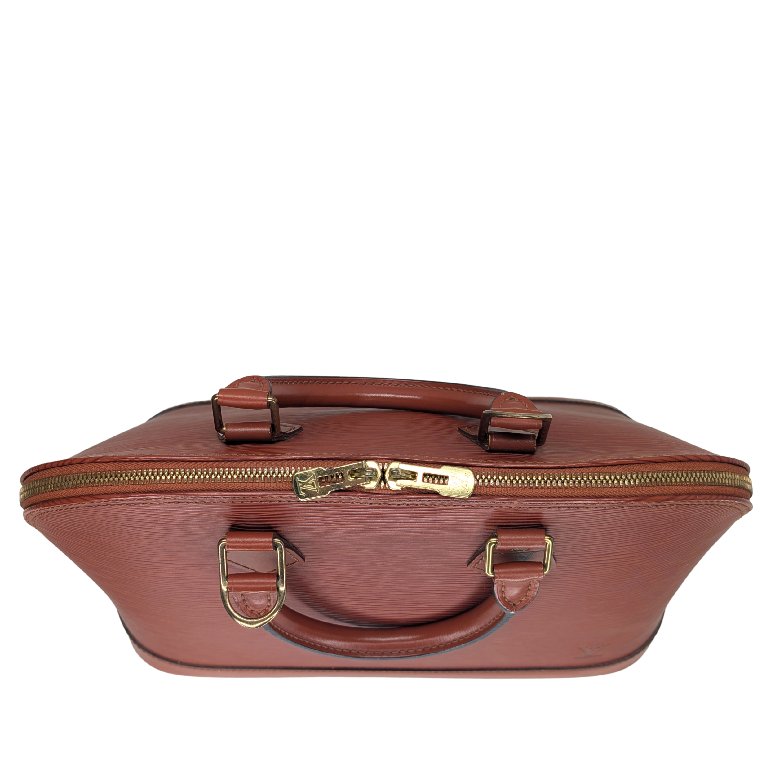Louis Vuitton Alma PM Epi Cognac Brown