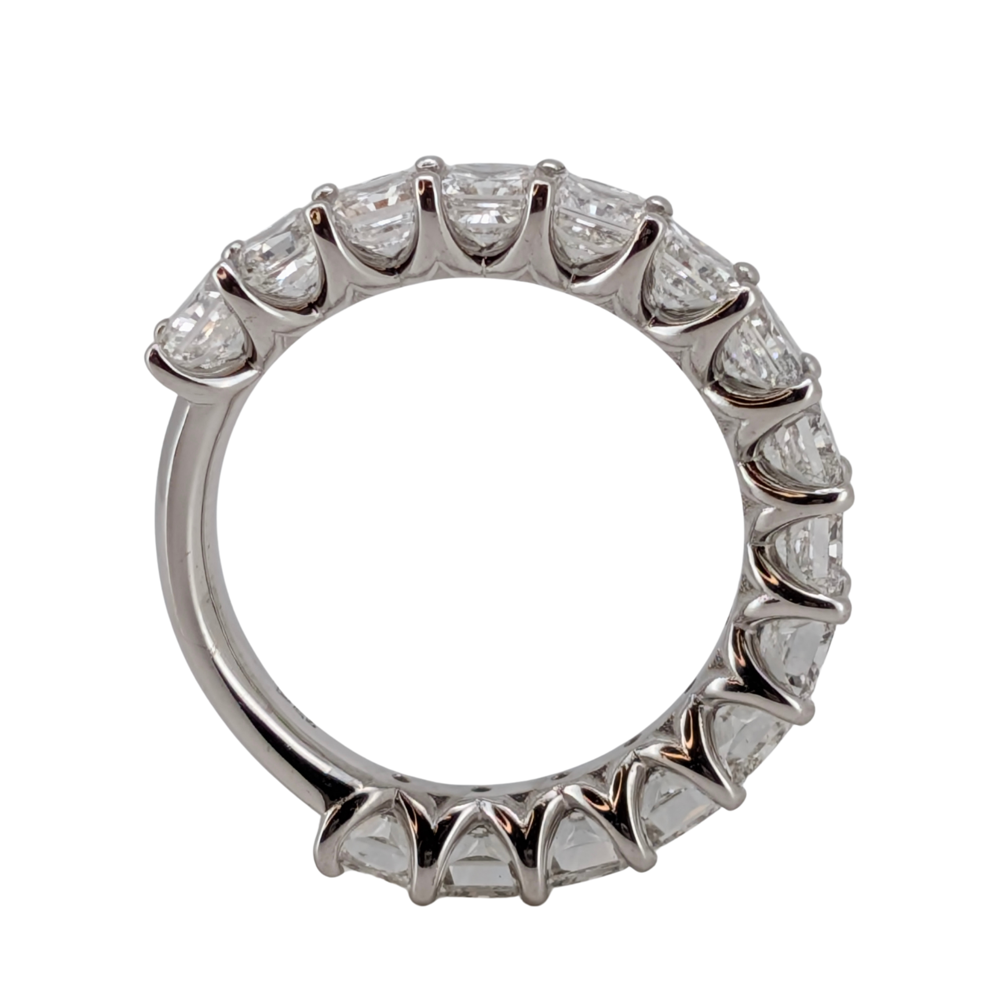6.00ct Natural Diamond Radiant Cut Ring On 18K Gold