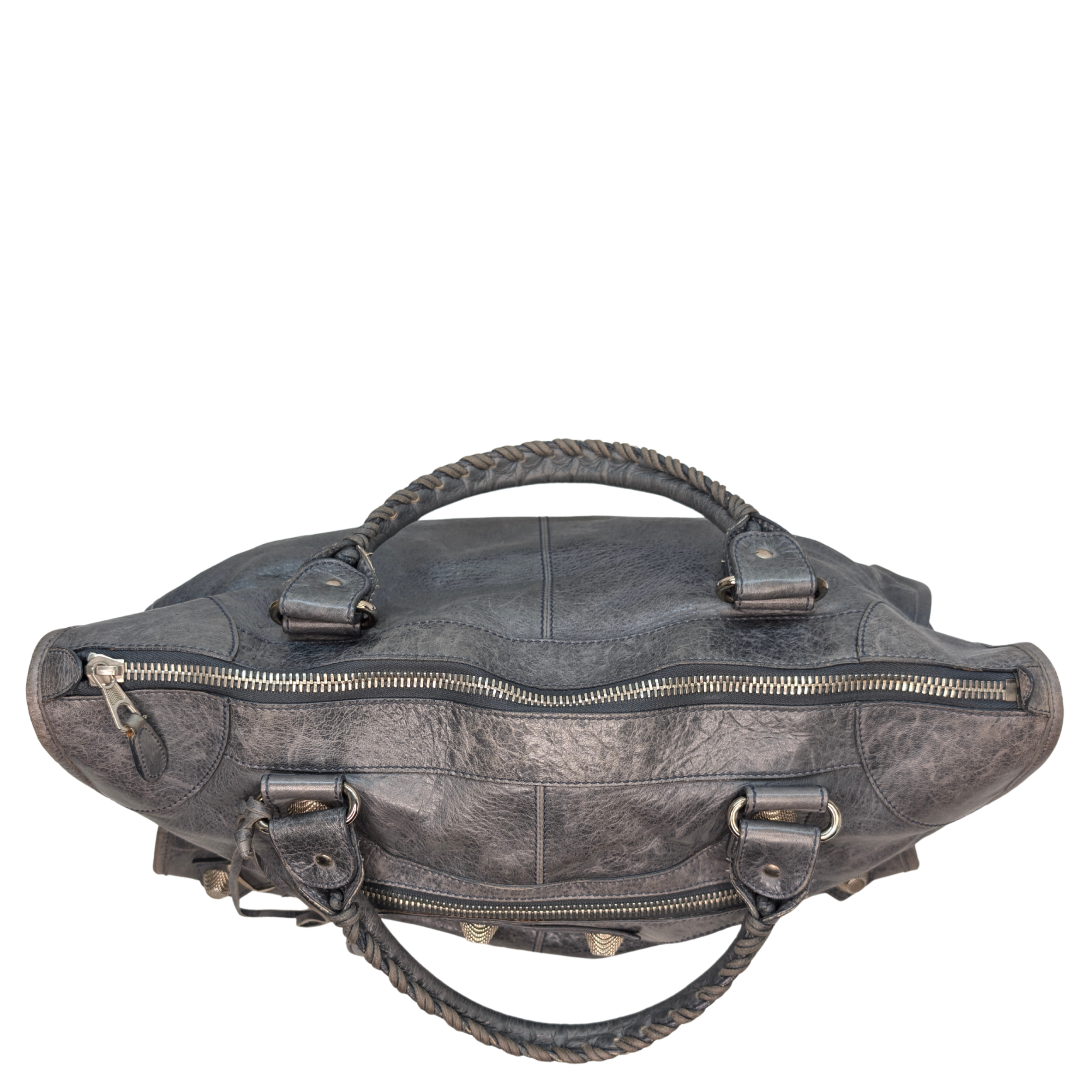 Balenciaga Motorcycle City Bag Grey