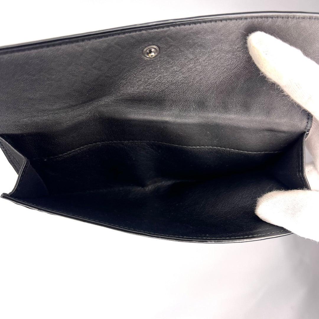 Bottega Veneta Nappa Intrecciato Continental Wallet Black - Lost Designer