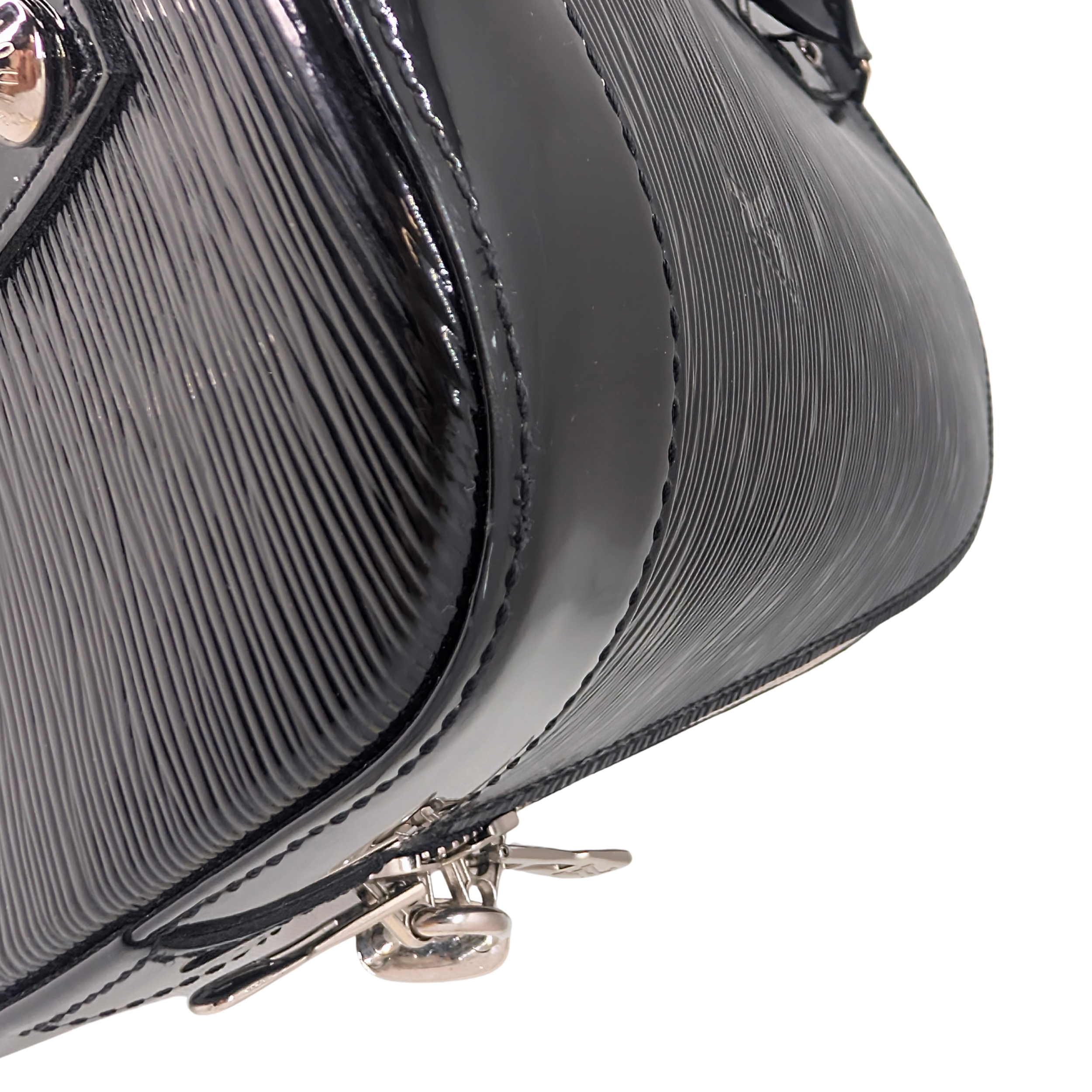 Louis Vuitton Alma GM Bag Epi Leather Electric Black