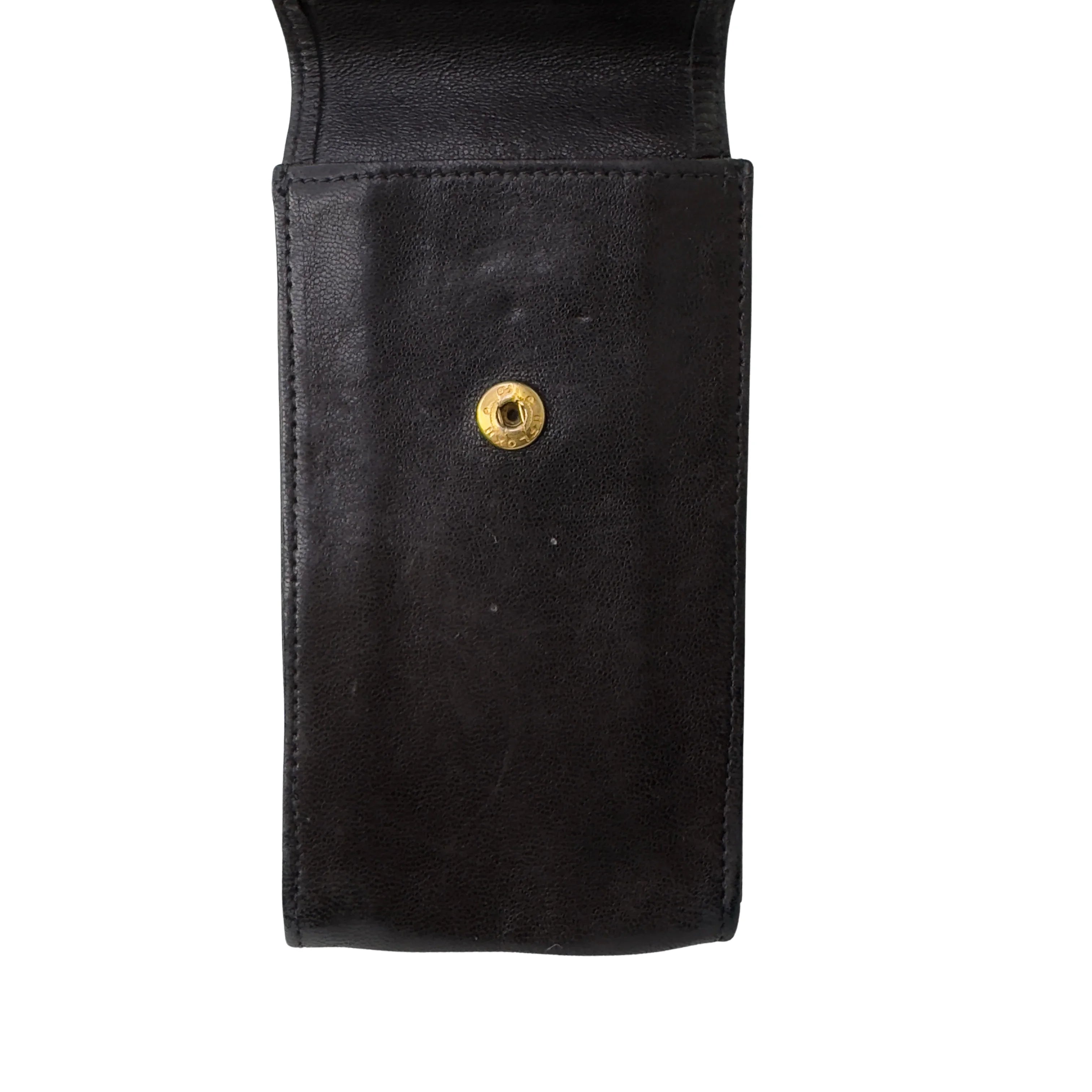 Chanel Cigarette Pouch Leather Black - Lost Designer