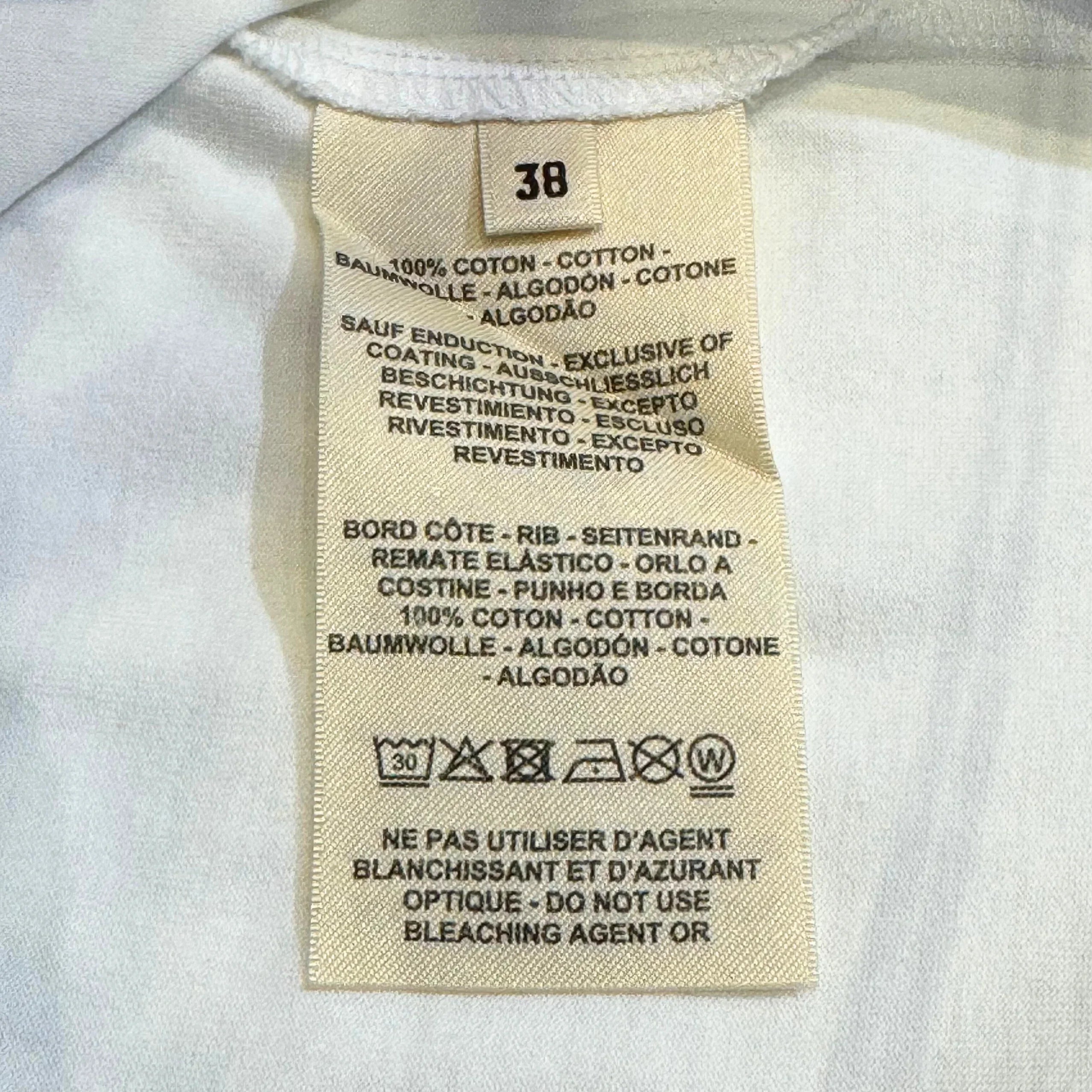 Hermes Della Cavalleria Mid T shirt Dress White 38 - Lost Designer