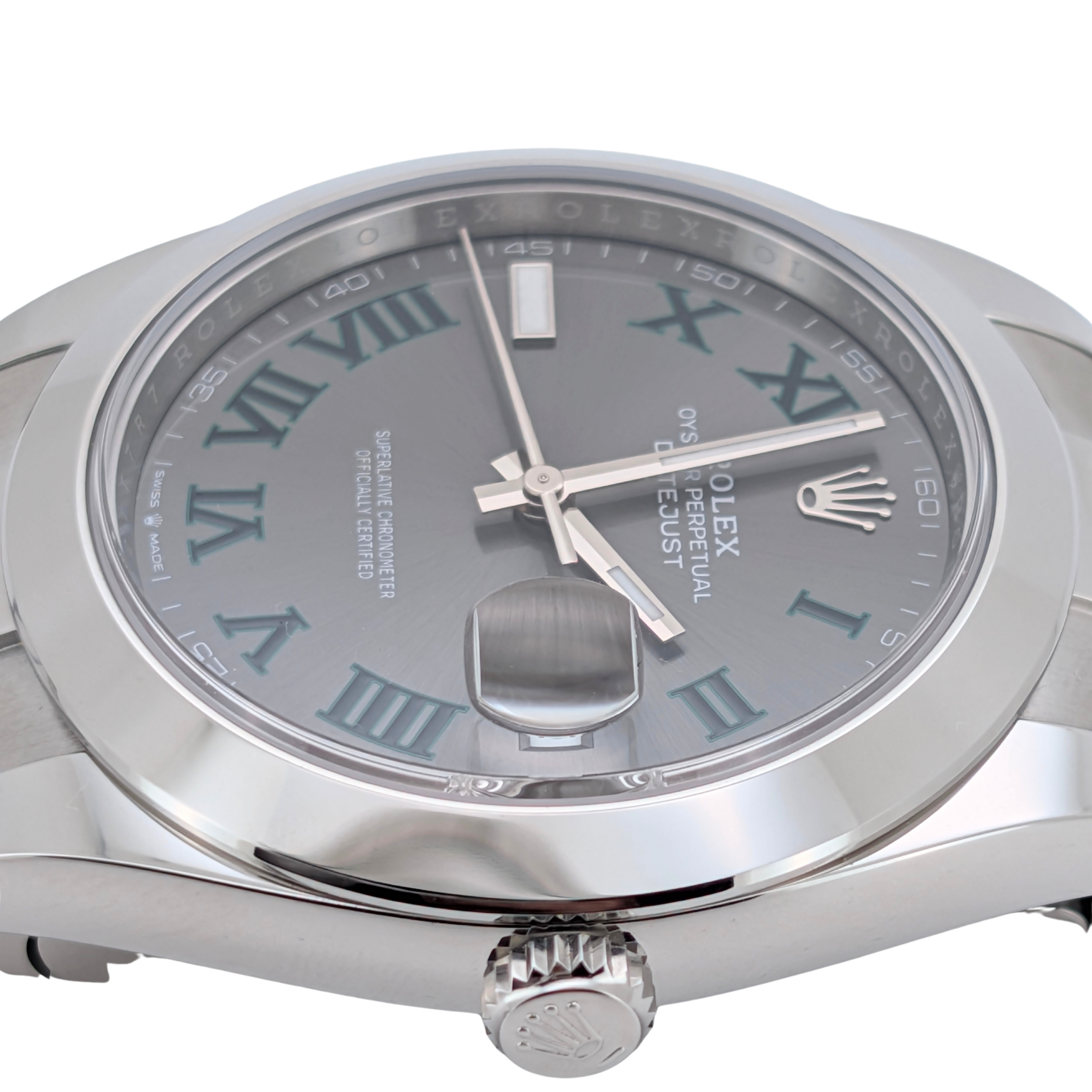 Rolex Datejust 41mm Ref. 126300 Wimbledon Dial Oyster Bracelet 2025