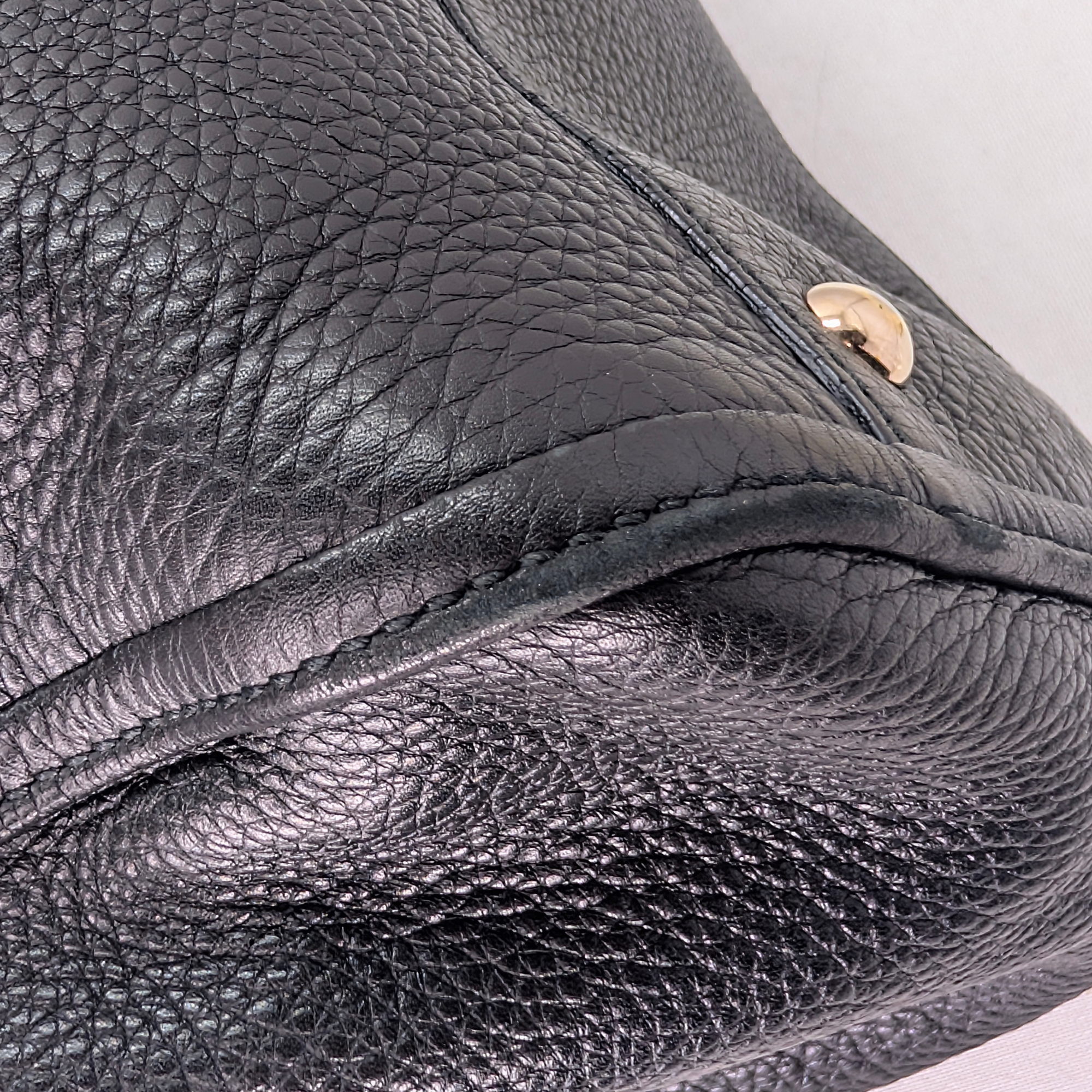 Gucci Soho Large Shoulder Tote Bag Black
