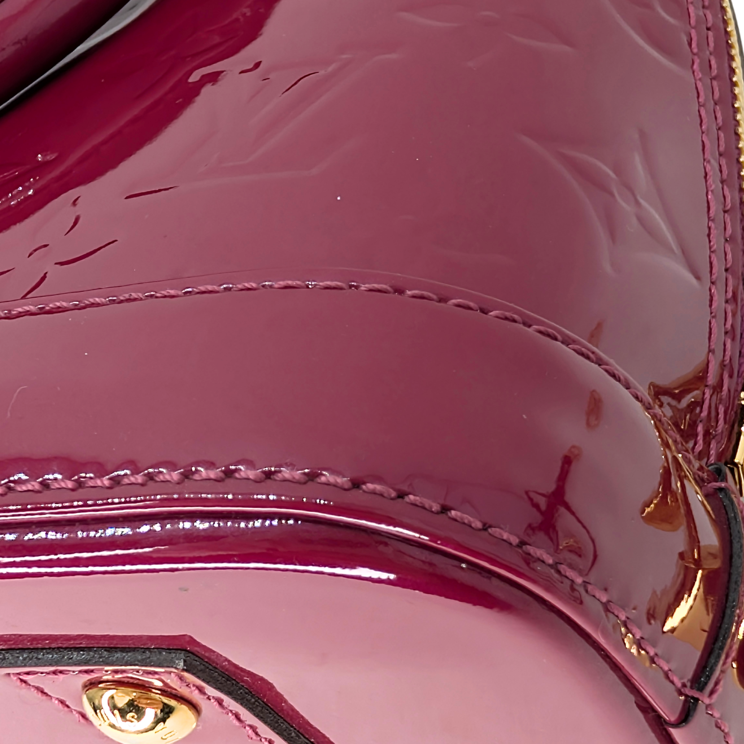 Louis Vuitton Alma BB Monogram Vernis purple