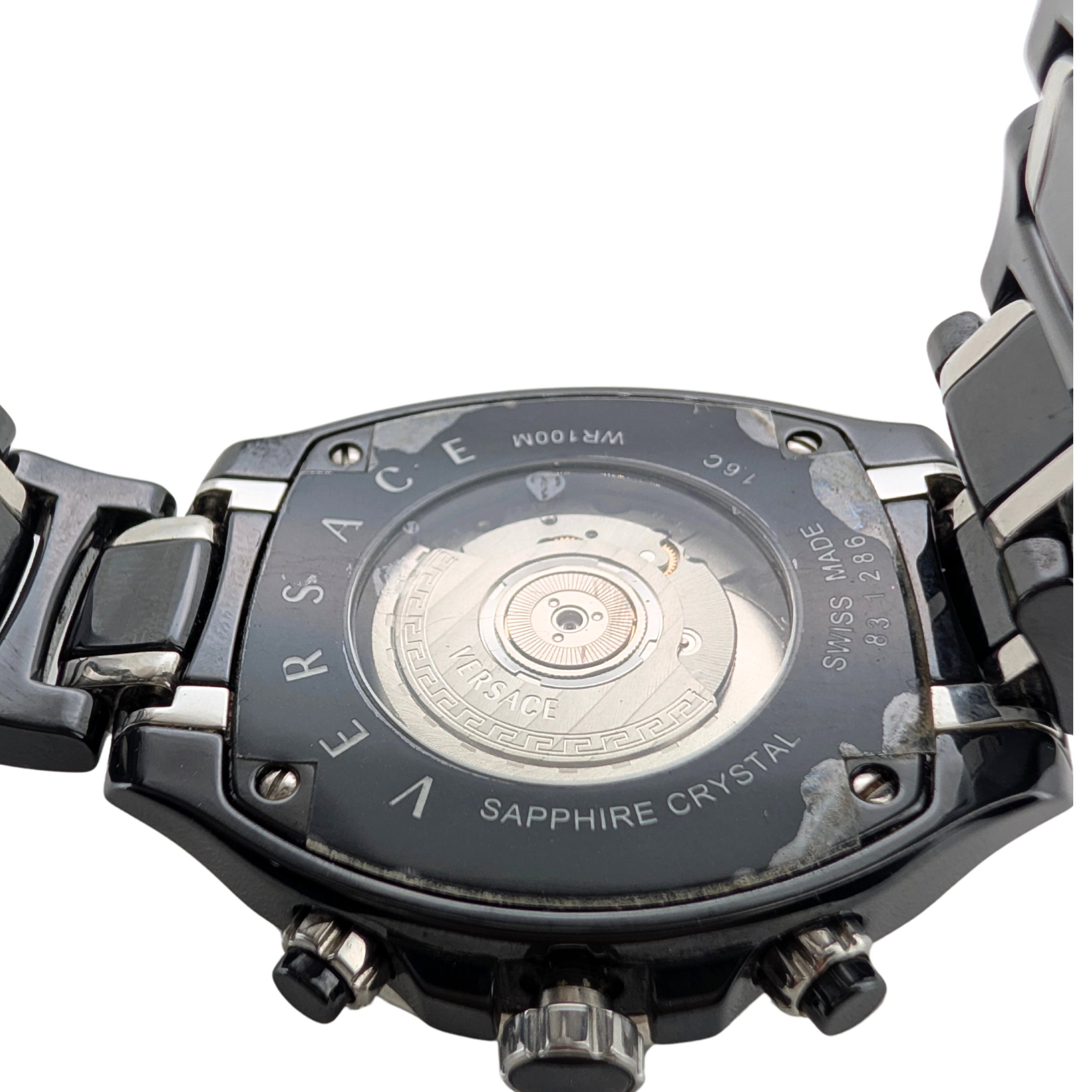 Versace DV One Chronograph Black ceramic Men's Watch 16CC59D009 SC09