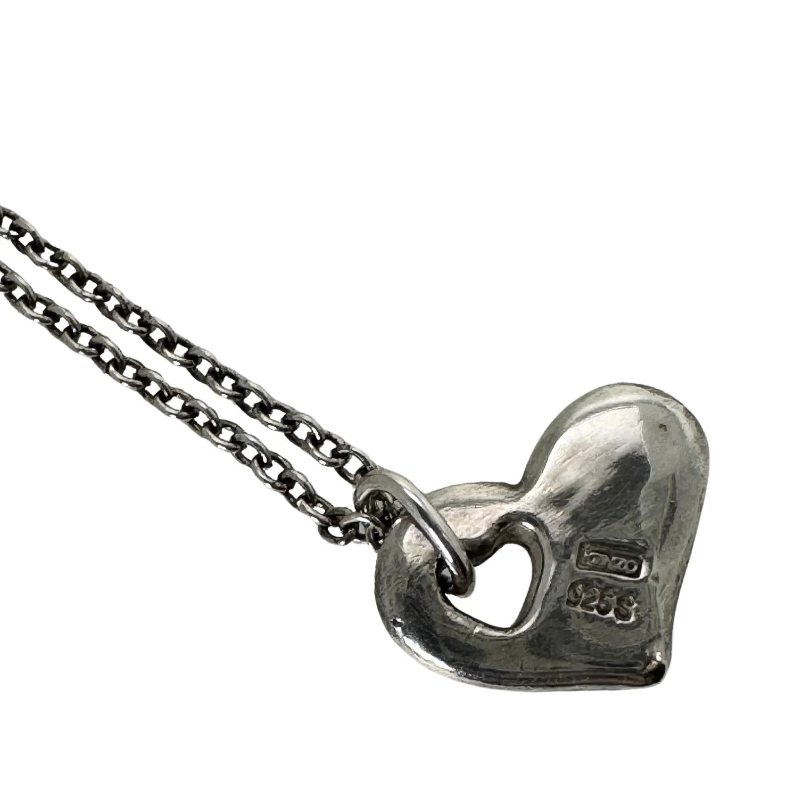Kenzo Sterling Silver Heart Charm Bracelet - Lost Designer