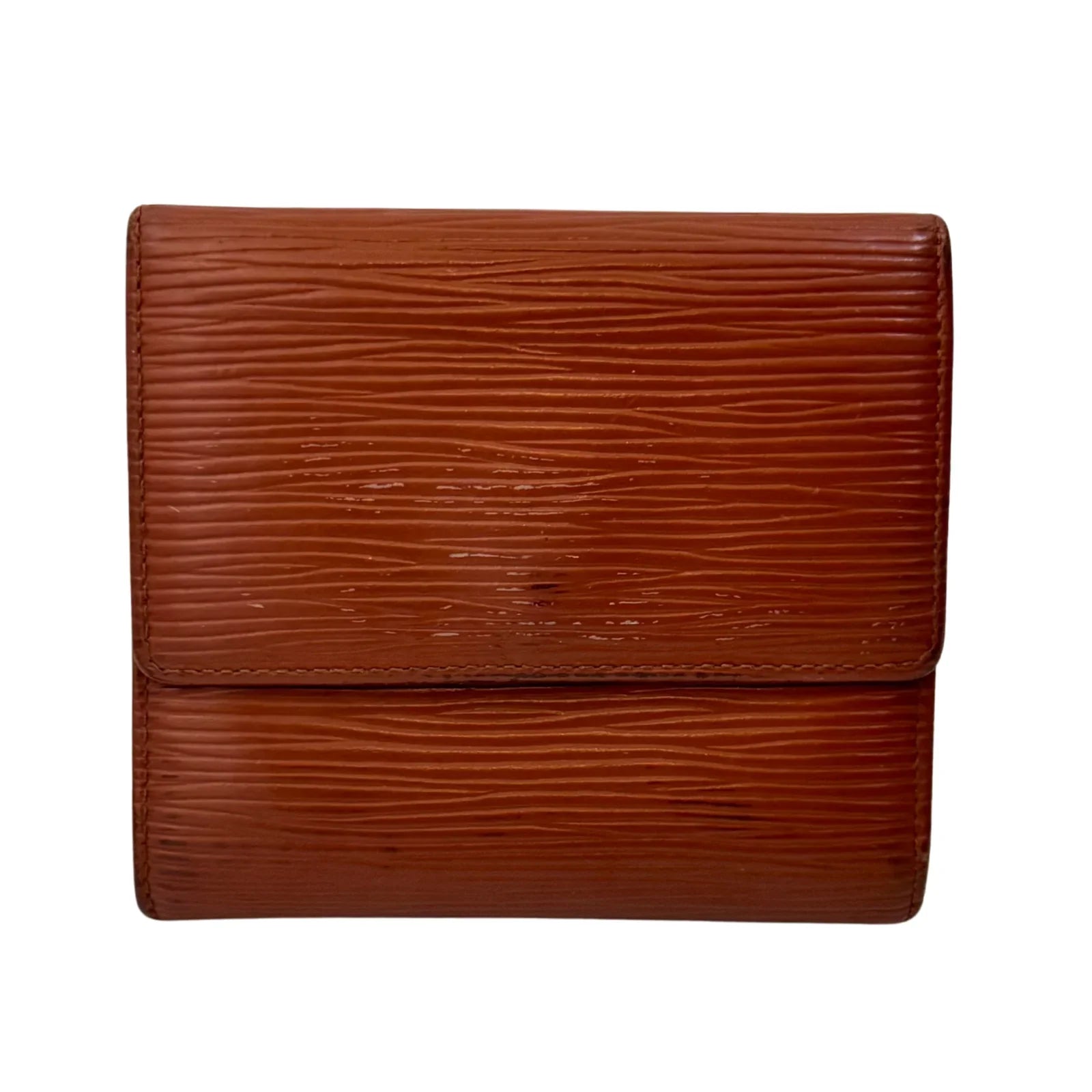 Louis Vuitton Epi Leather Compact Wallet Brown - Lost Designer