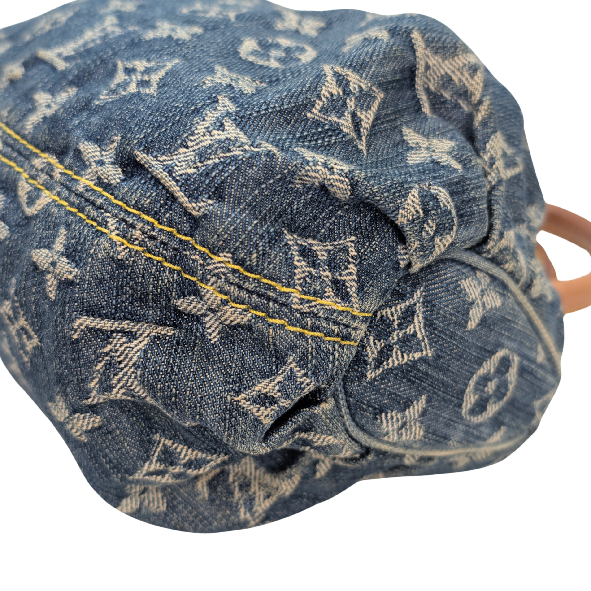 Louis Vuitton Pleaty Monogram Denim Handbag