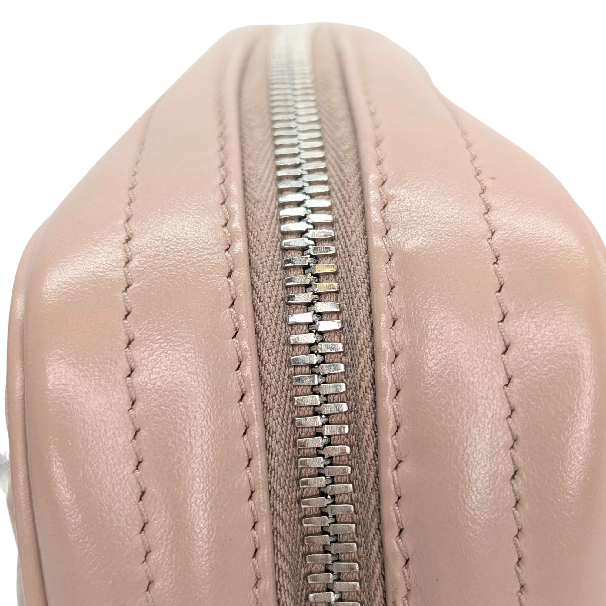Prada Diagramme Camera Bag Leather Beige