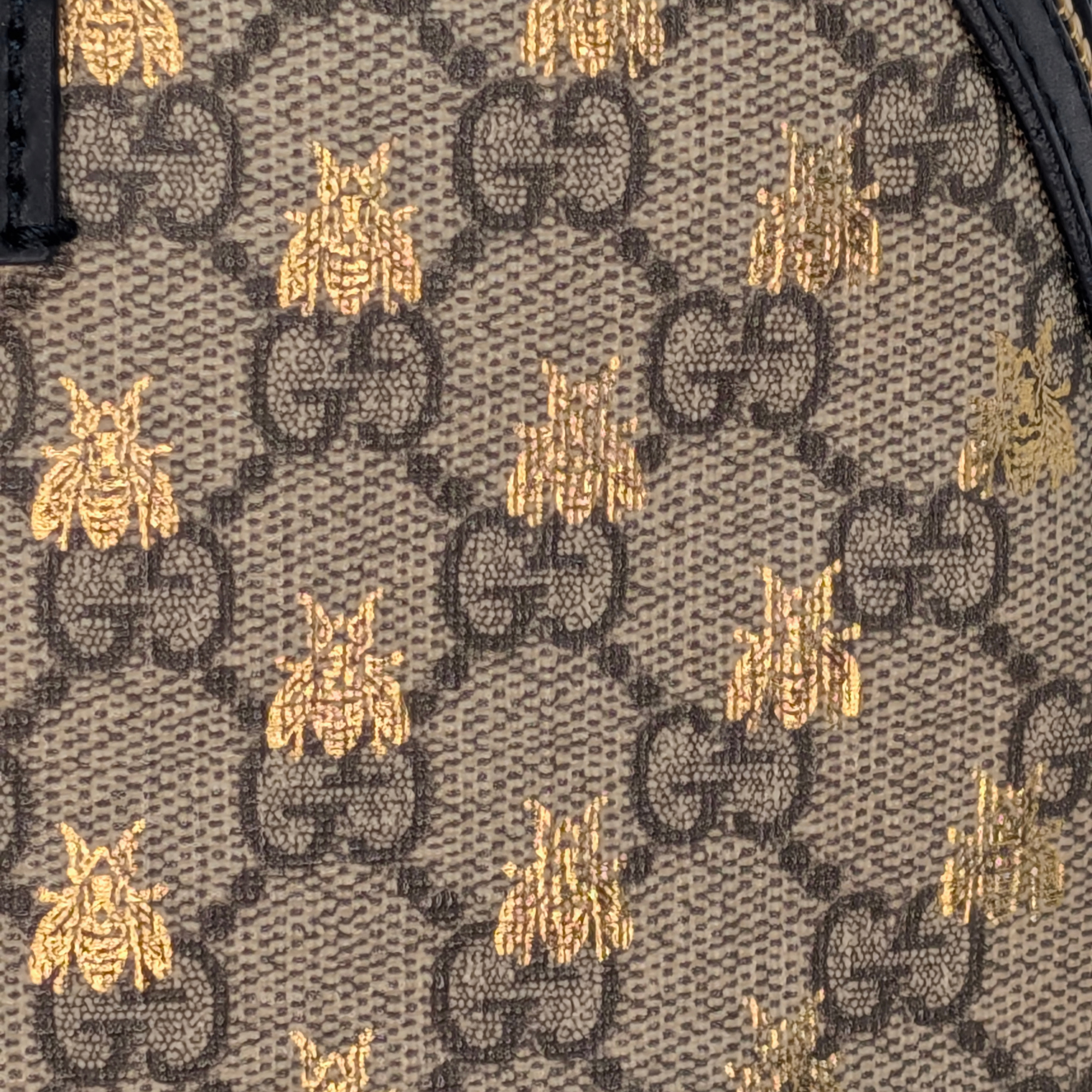 Gucci GG Supreme Bees Backpack Beige