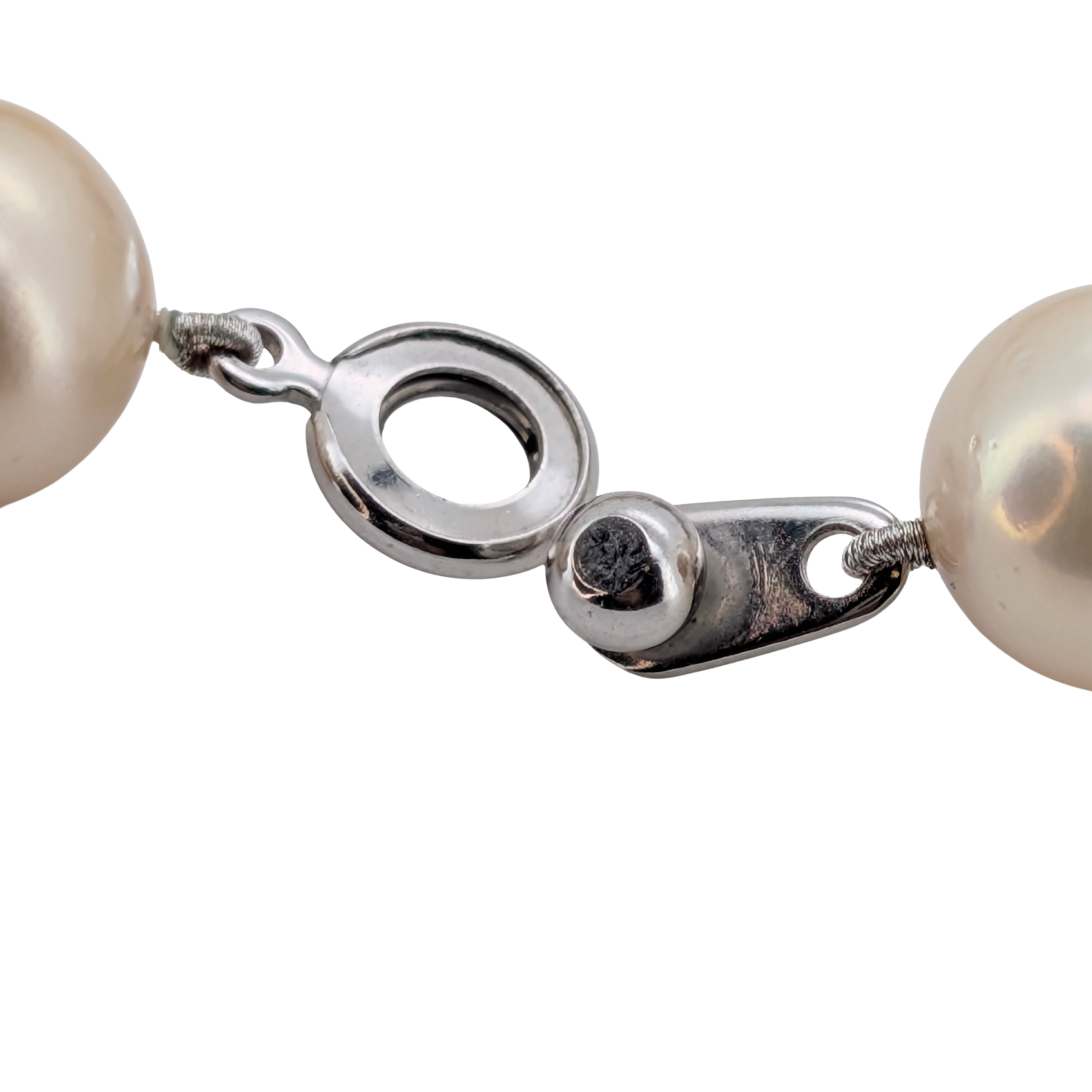 Cultured Tahitian & South Sea Pearl Necklace With Multi-Coloured Pearls