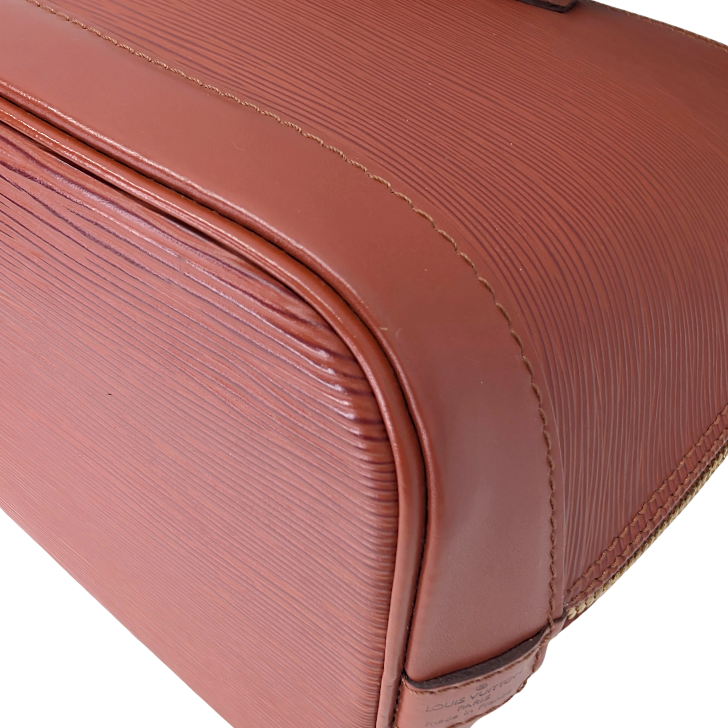 Louis Vuitton Alma PM Epi Cognac Brown