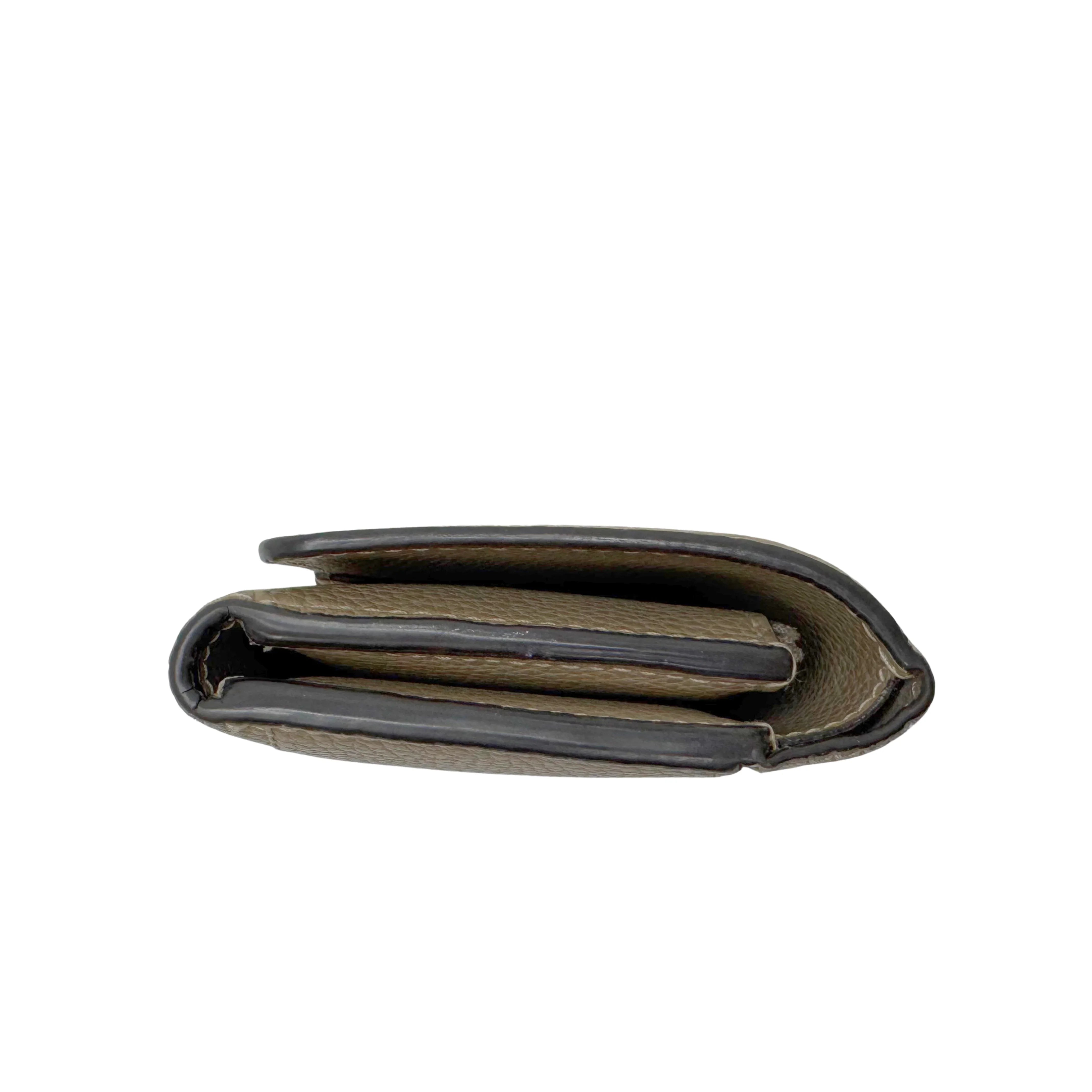 Chloe Calfskin Small Darryl Trifold Wallet Motty Grey - Lost Designer