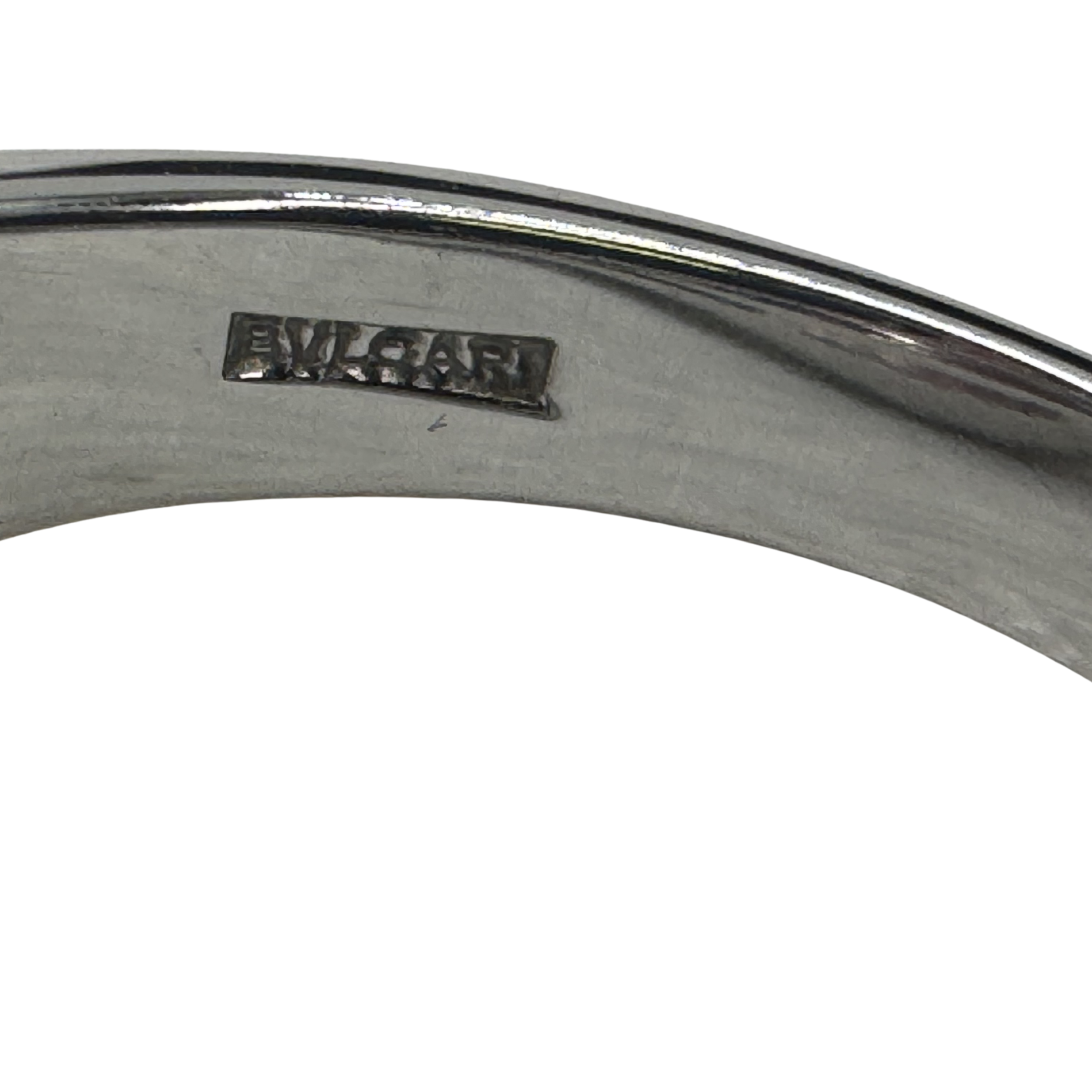 Bvlgari Metropolis Blue Topaz Ring In 18K White Gold