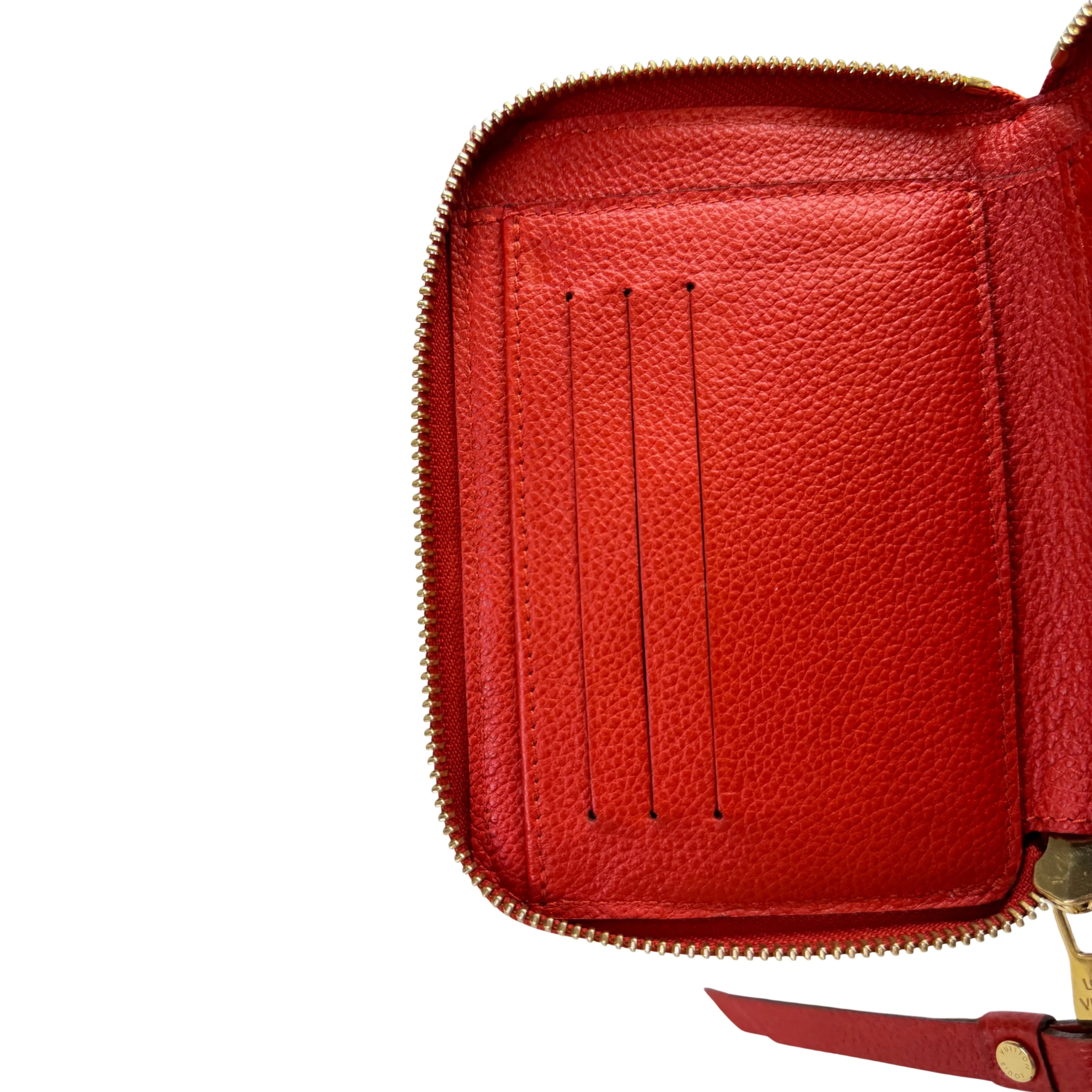 Louis Vuitton Empreinte Wallet Leather Red - Lost Designer
