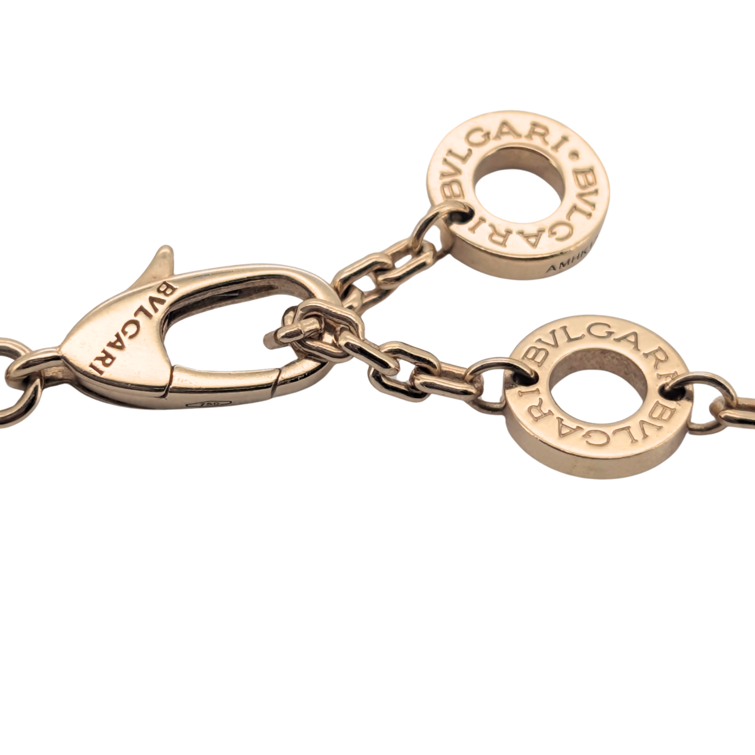 Bvlgri Serpenti Viper Necklace Diamond 18k Yellow Gold