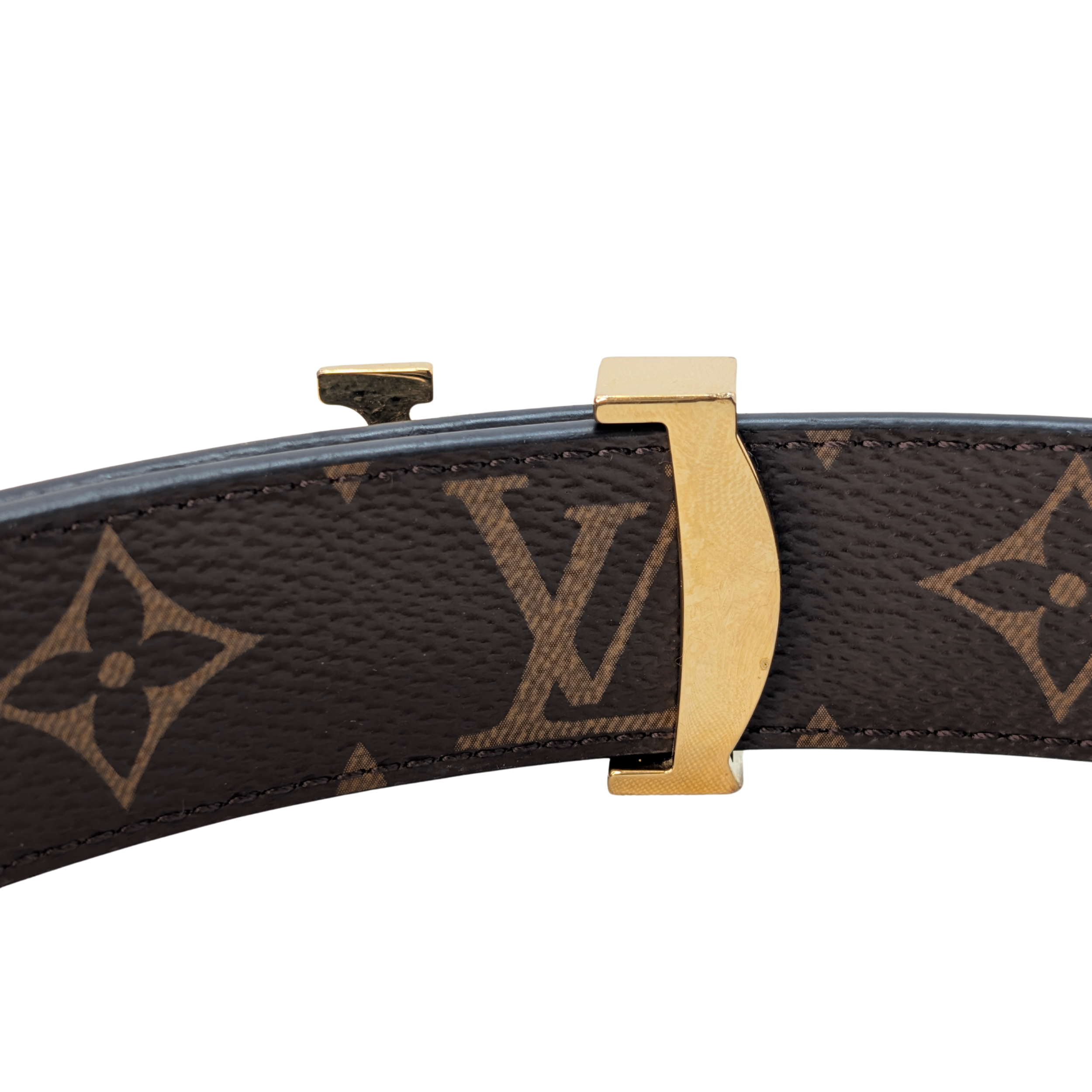 Louis Vuitton LV Initiales 30mm Monogram Reversible Belt