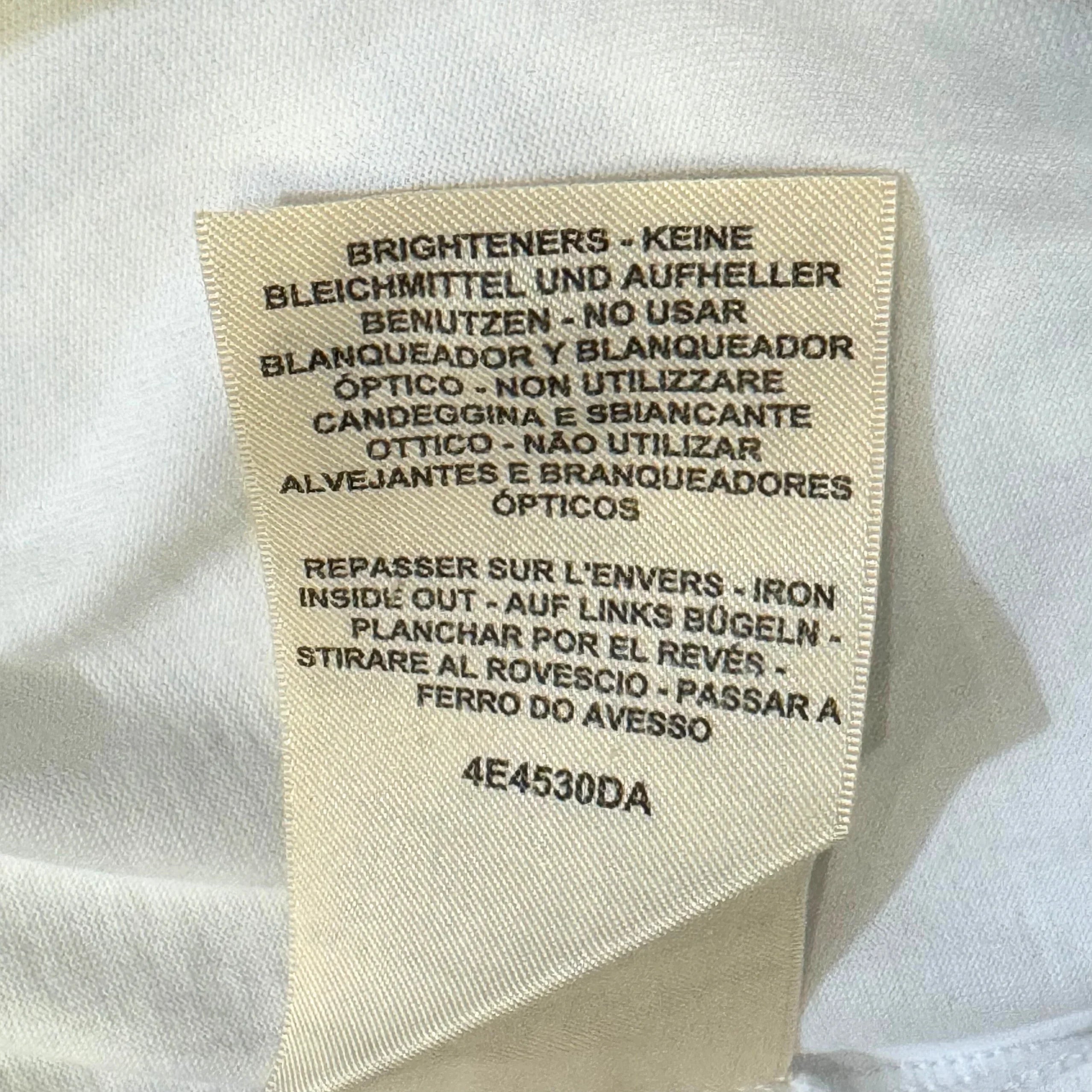 Hermes Della Cavalleria Mid T shirt Dress White 38 - Lost Designer