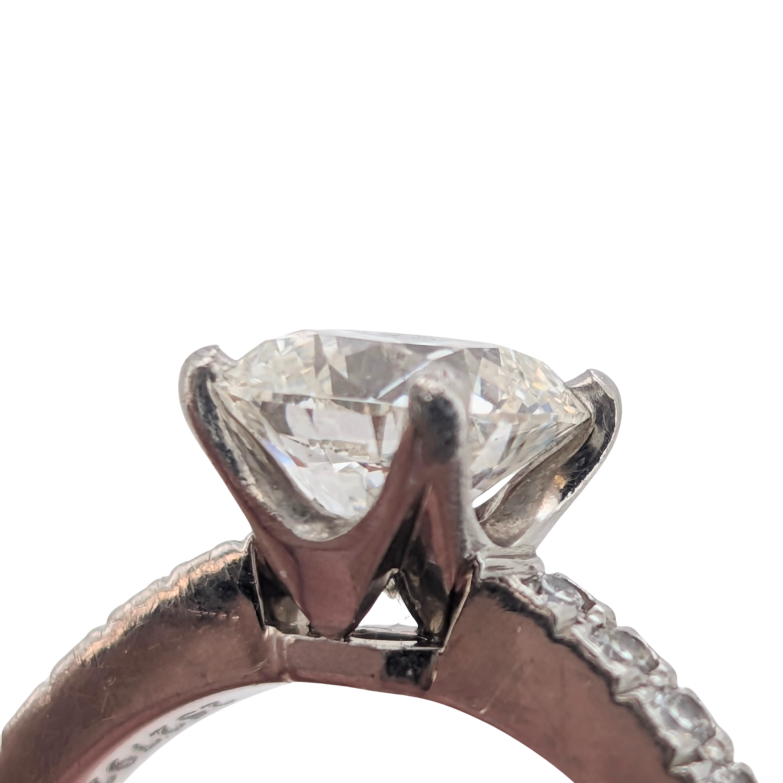 Tiffany & Co. Novo Cushion Cut Diamond Ring 1.02ct Platinum Matching Band