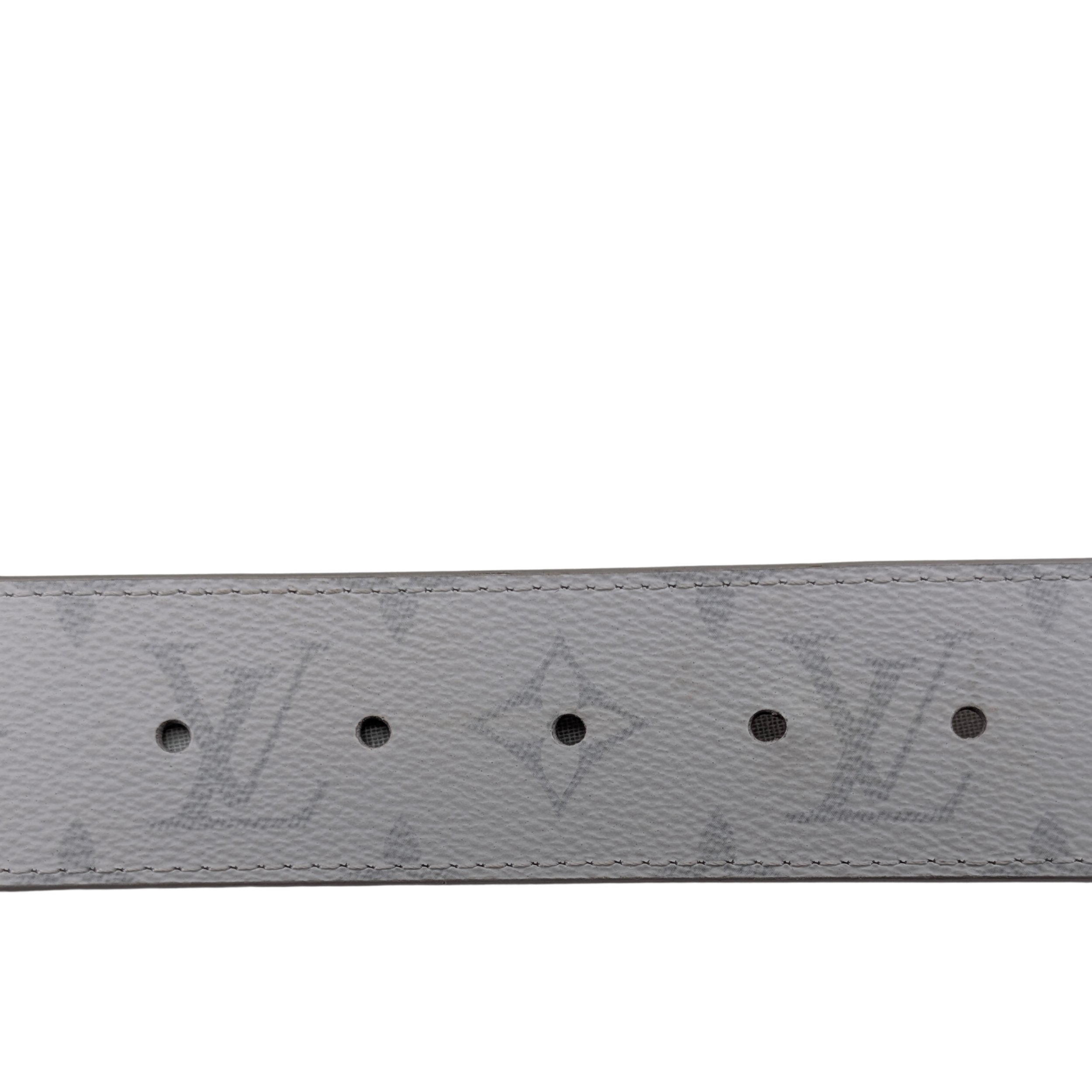 Louis Vuitton LV Initiales white monogram 40mm Reversible Belt