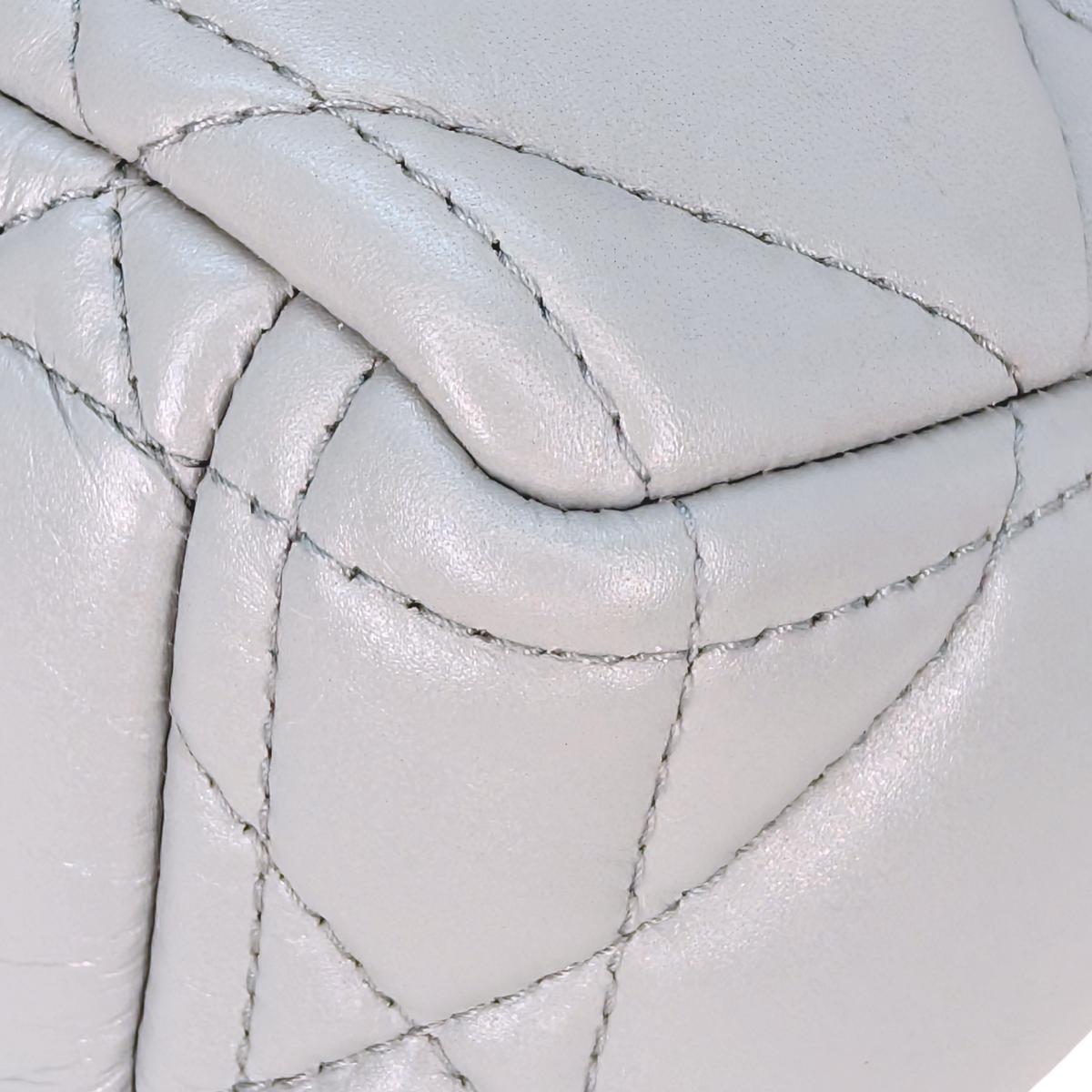 Christian Dior Small Caro Calfskin Bag Grey