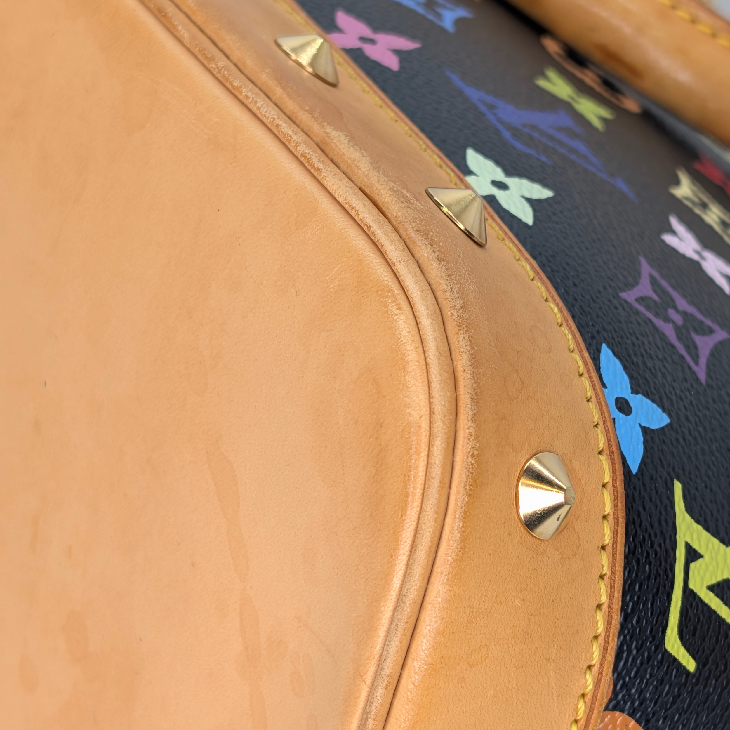 Louis Vuitton Takashi Murakami Alma PM Bag Black Monogram Multicolour