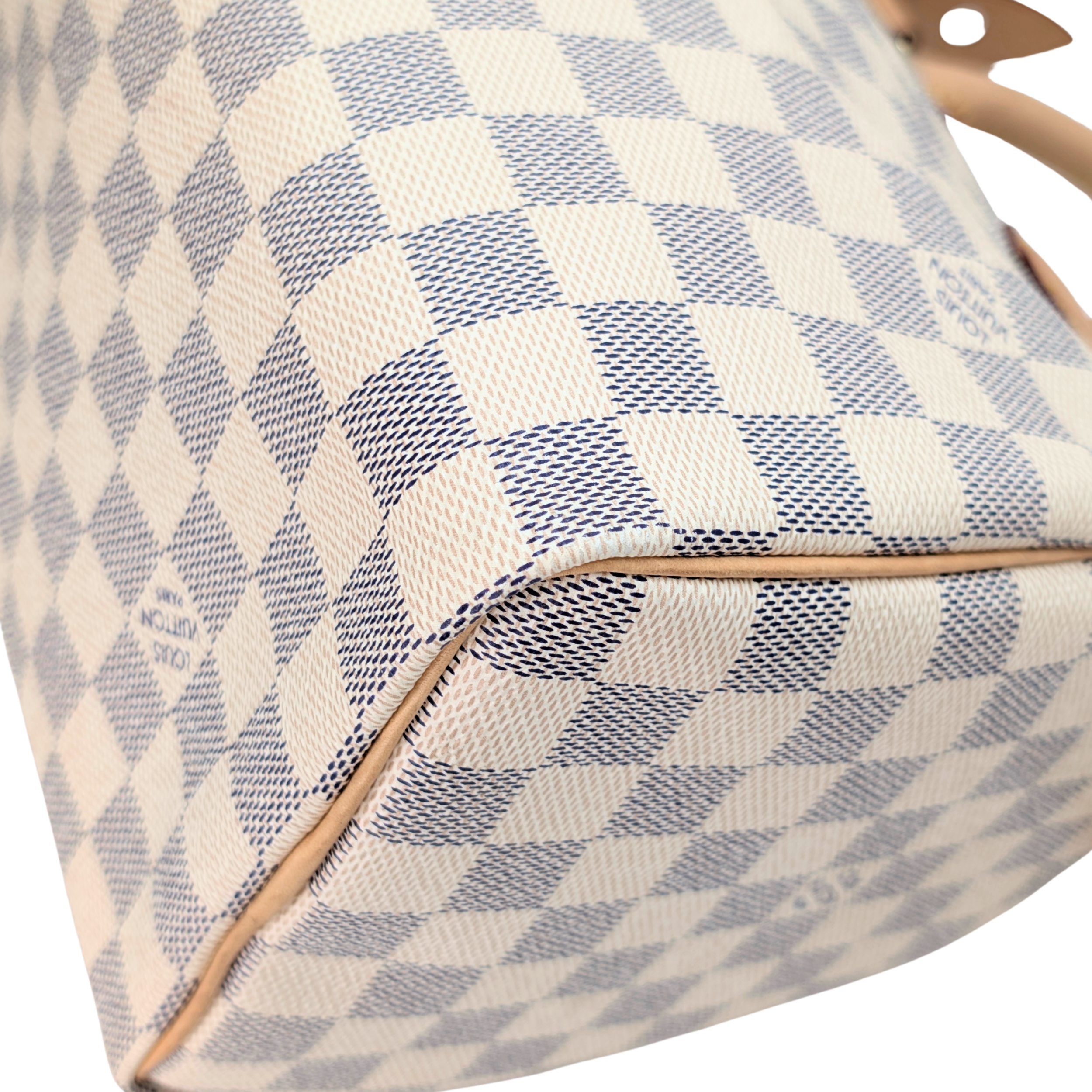 Louis Vuitton Speedy 25 Damier Azur Bag