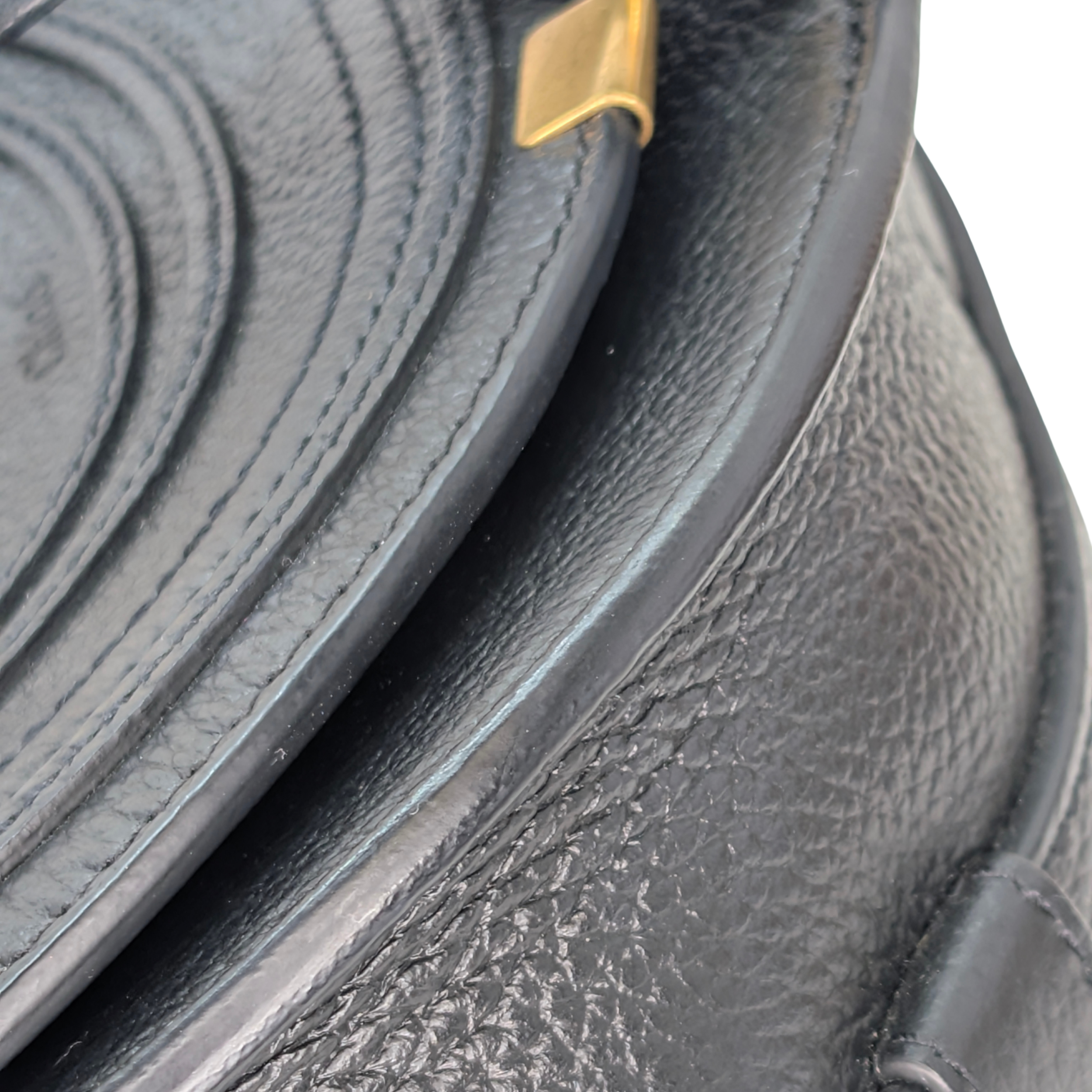 Chloe Marcie Saddle Small Bag Black