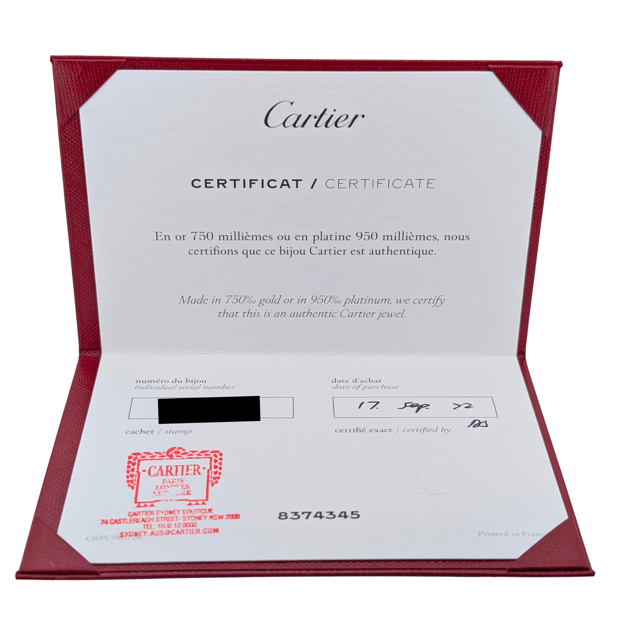 Cartier Étincelle de Cartier Medium Diamond Hoop Earrings in 18ct Yellow Gold
