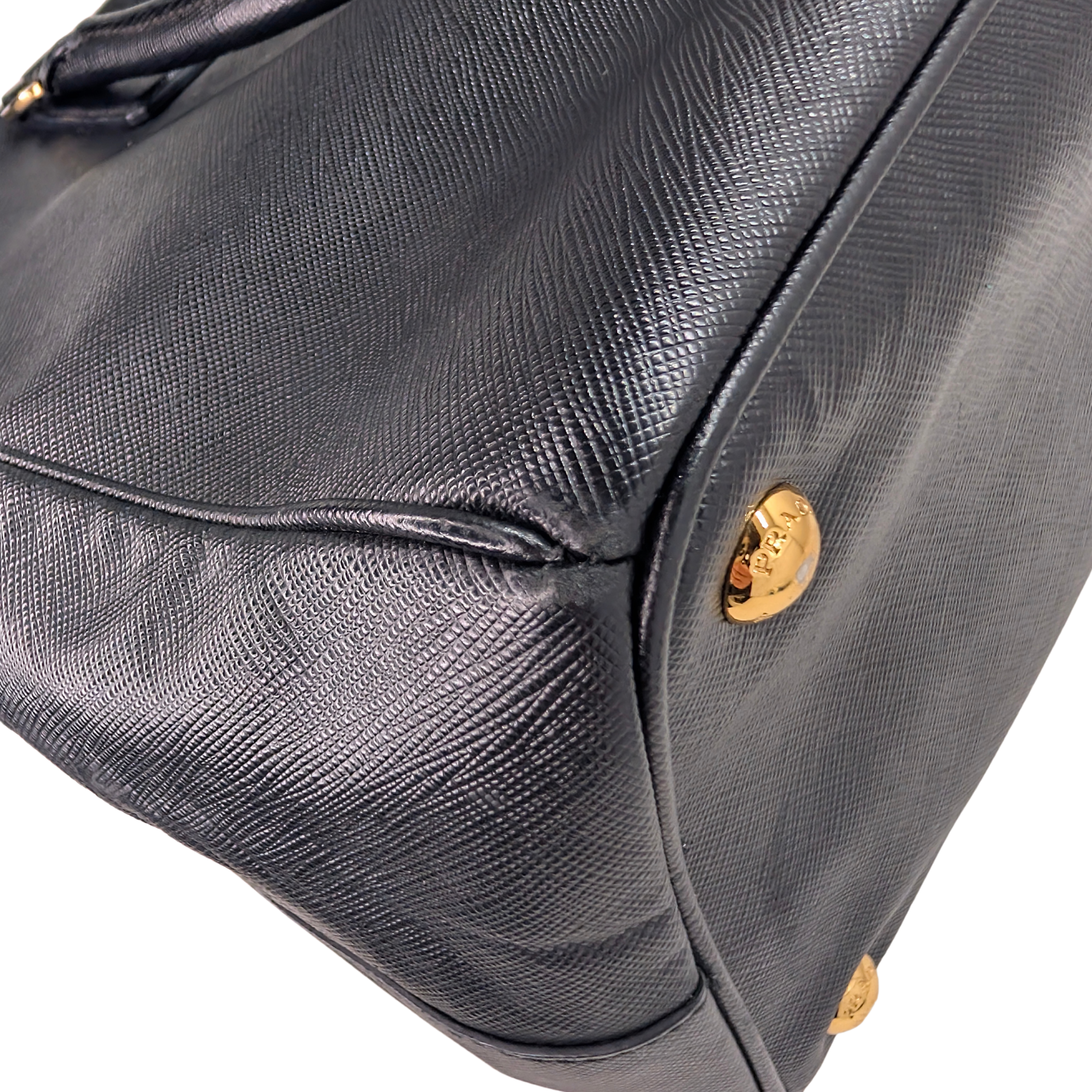 Prada Galleria Large Saffiano Leather Tote Black