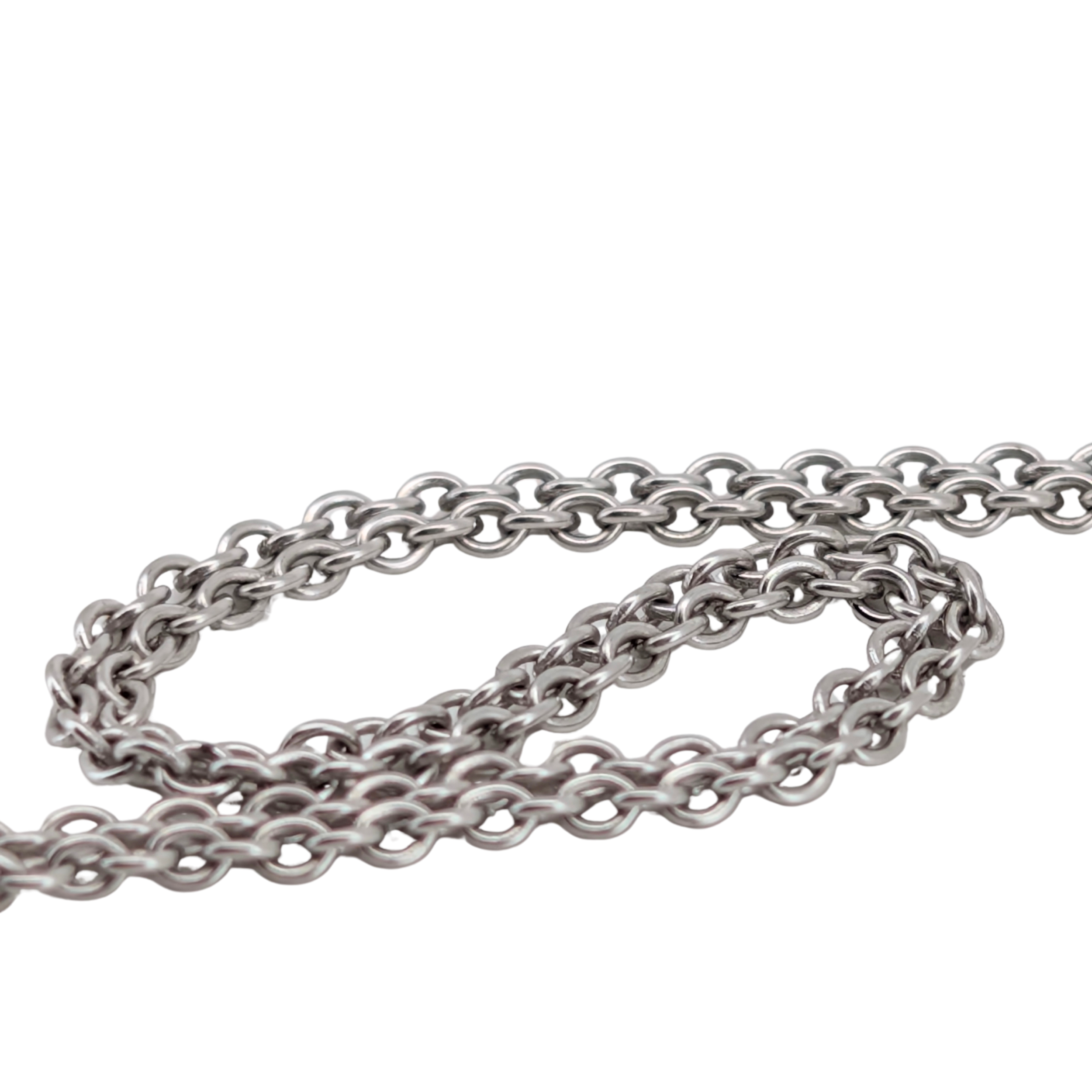 Hermès Finesse Diamond Pendant Necklace in 18K White Gold