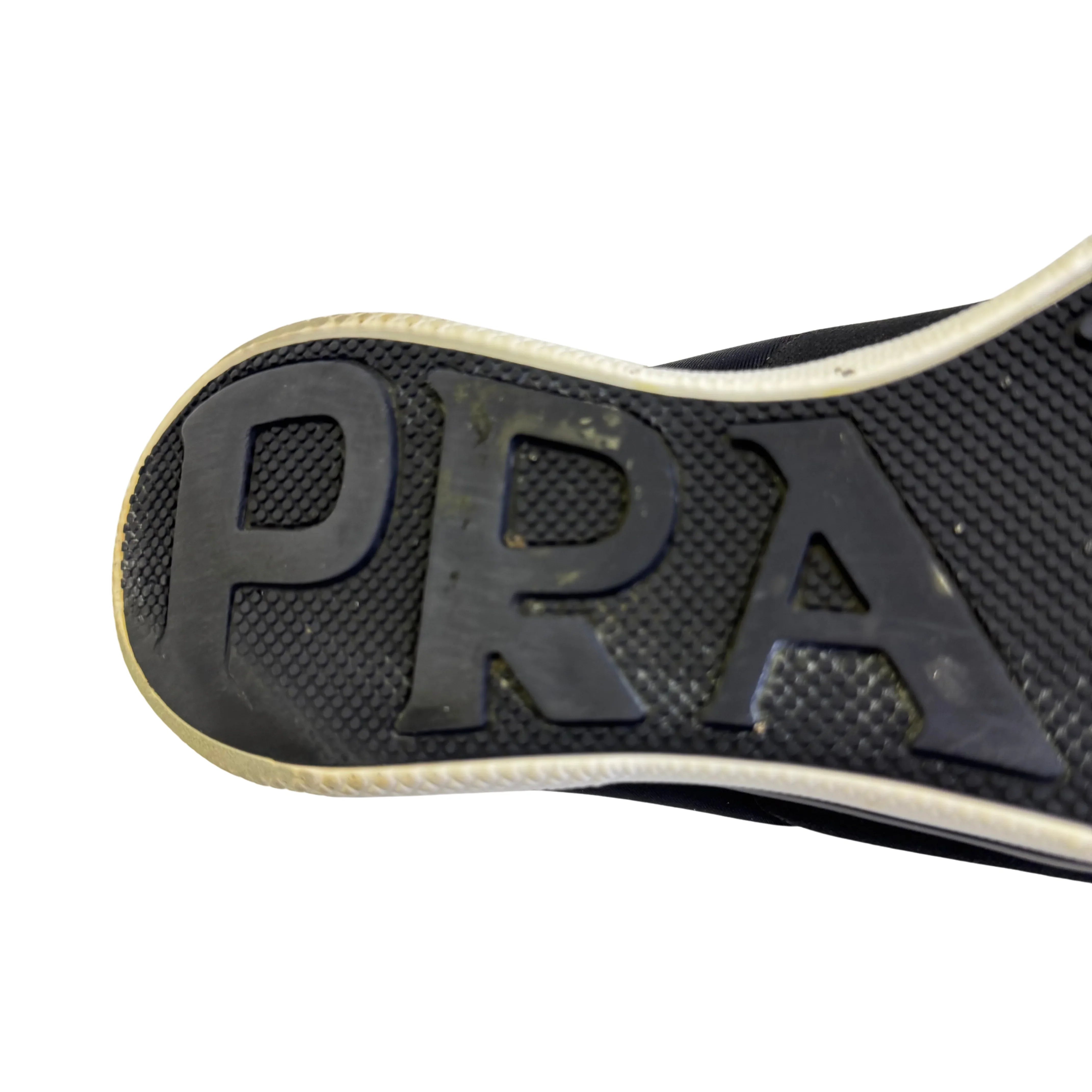 Prada Black x Navy Neoprene Sneakers size 36 - Lost Designer