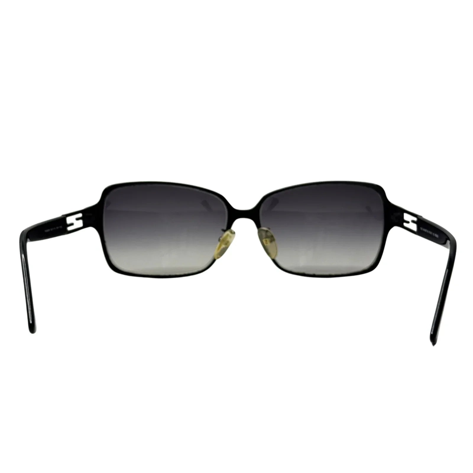 Fendi Black Rhinestone Angular Frame Sunglasses - Lost Designer