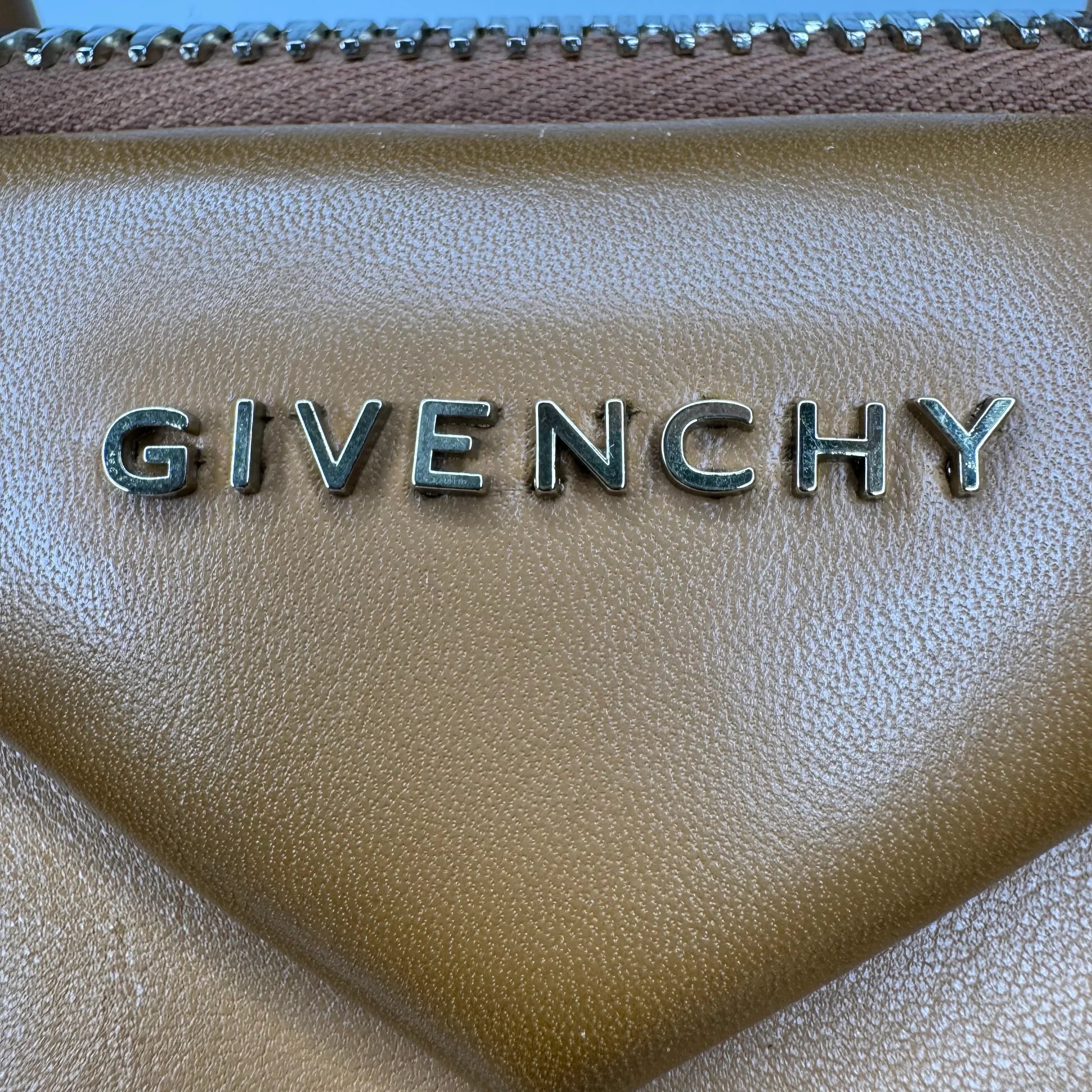 Givenchy Small Antigona Calfskin in Deep Brown Crossbody Bag - Lost Designer