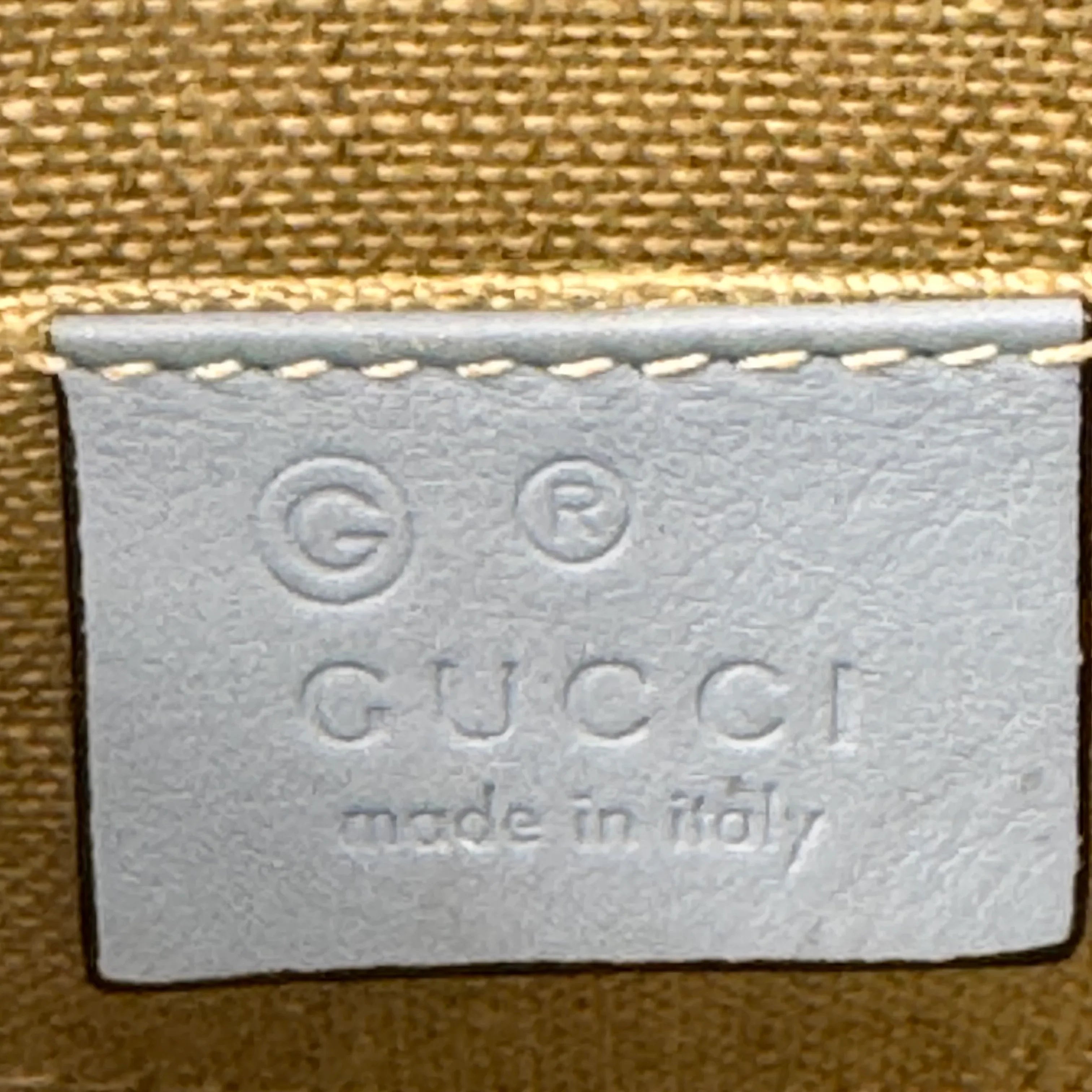Gucci Microguccissima Mini Emily Chain Shoulder Bag – Light Blue - Lost Designer
