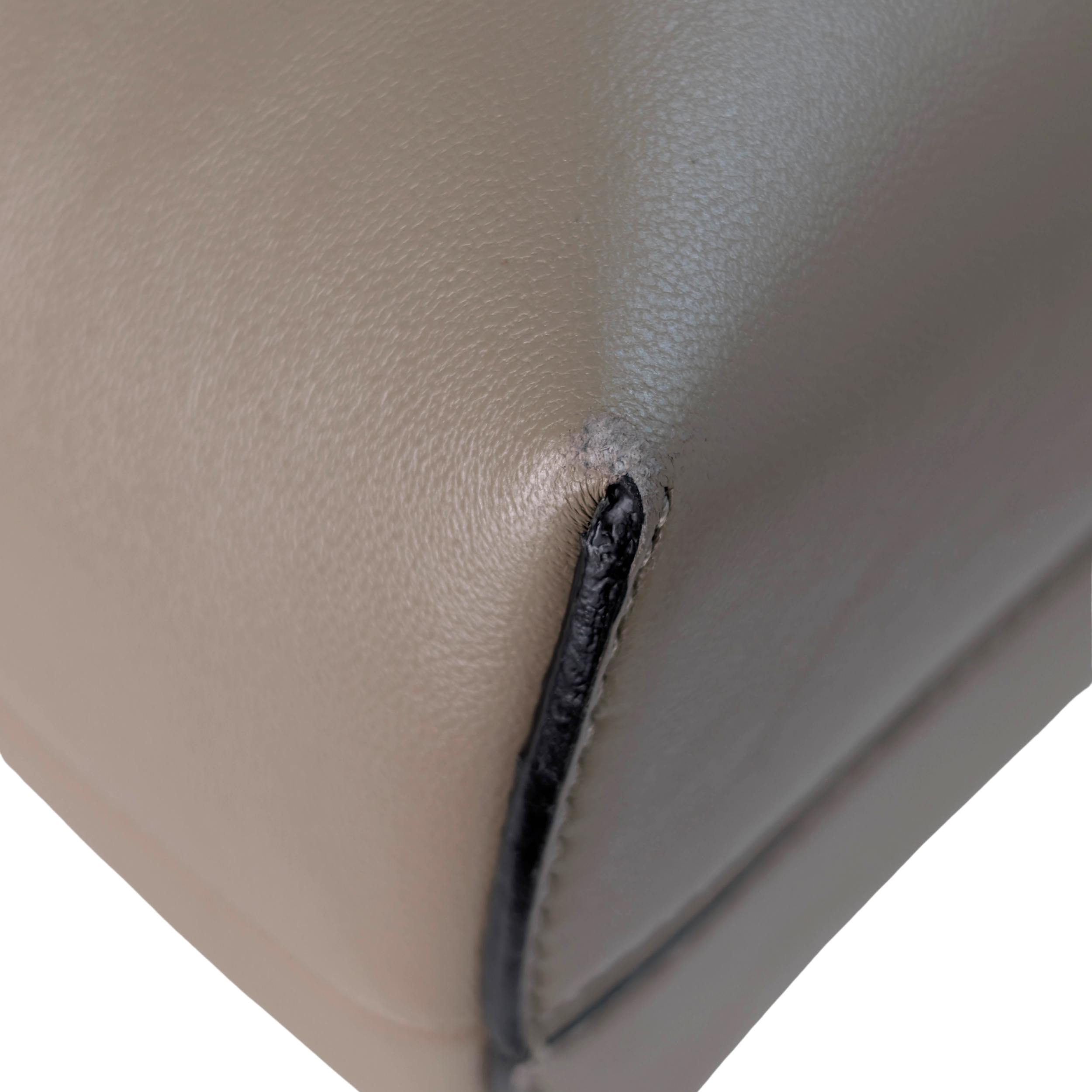 Fendi First Bag Clutch Medium Leather Taupe