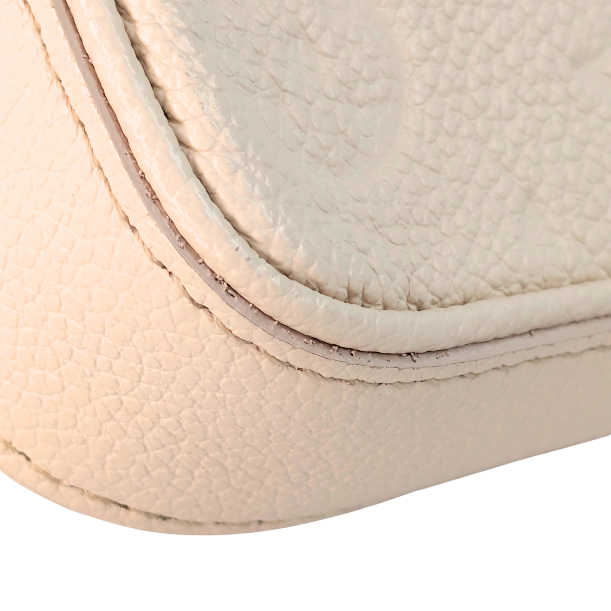 Louis Vuitton Easy Pouch On Strap Empreinte Leather White