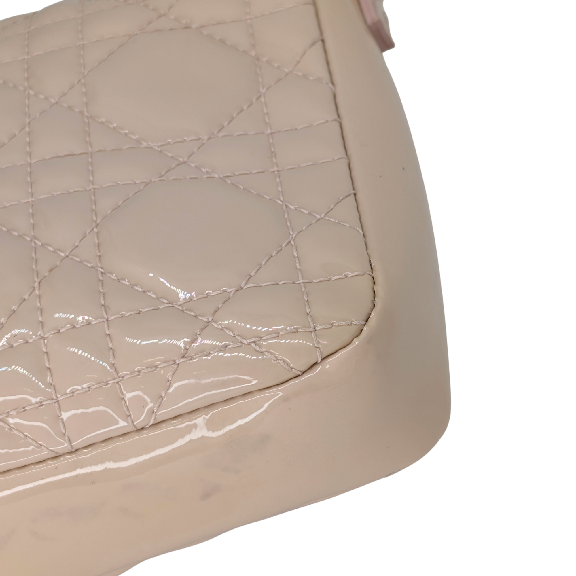Dior Cannage Shoulder Bag Beige