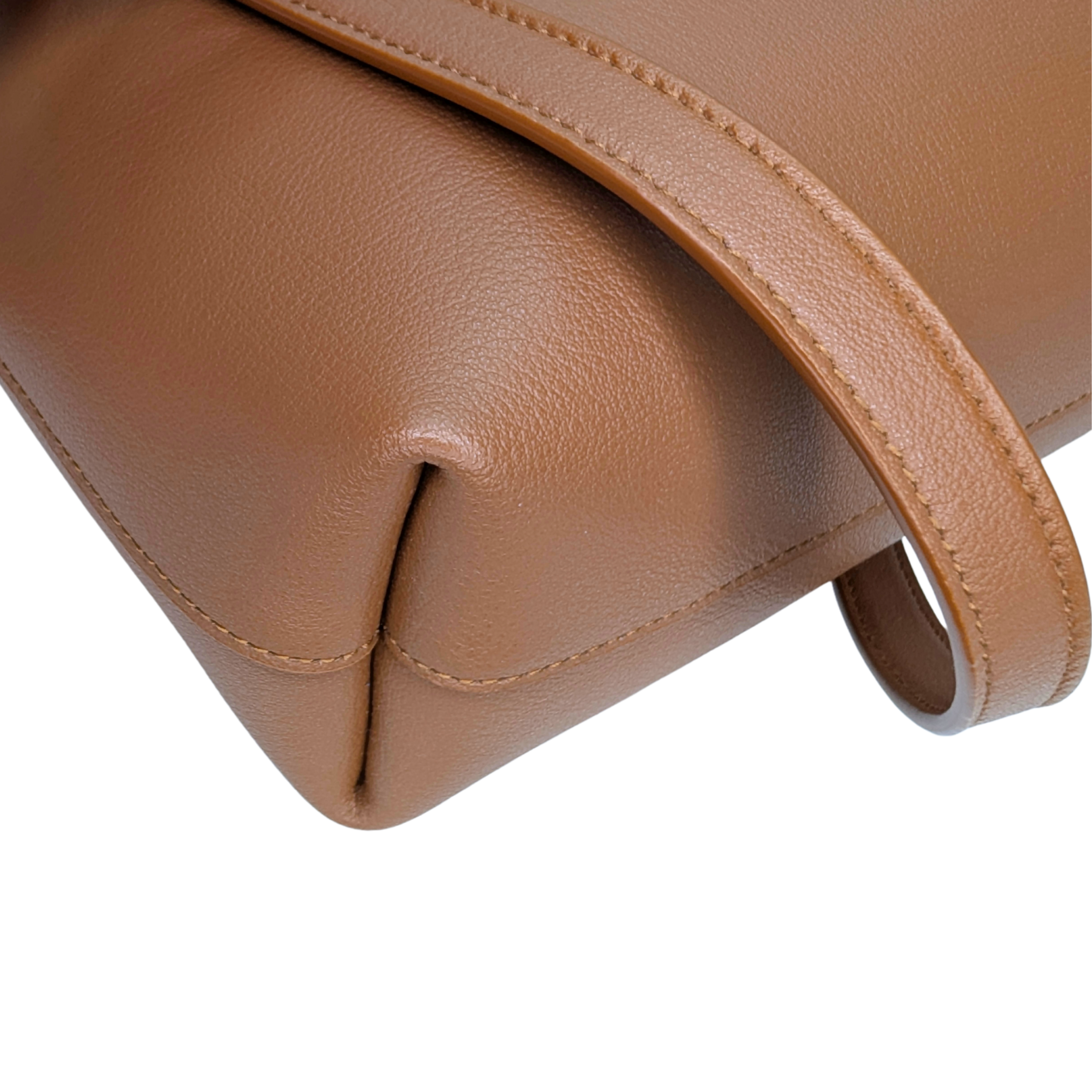 Saint Laurent Toy Shopping Tote Brown