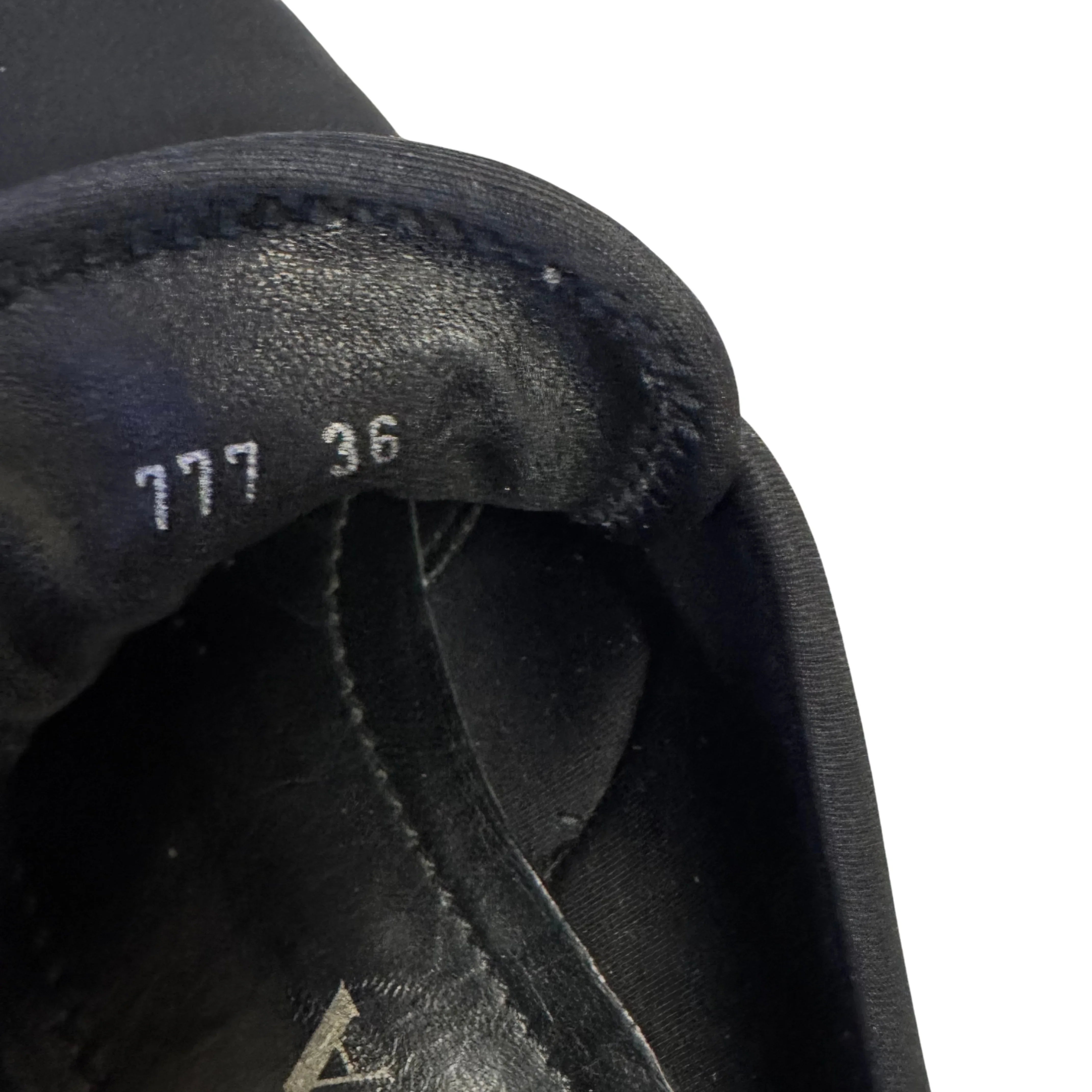 Prada Black x Navy Neoprene Sneakers size 36 - Lost Designer